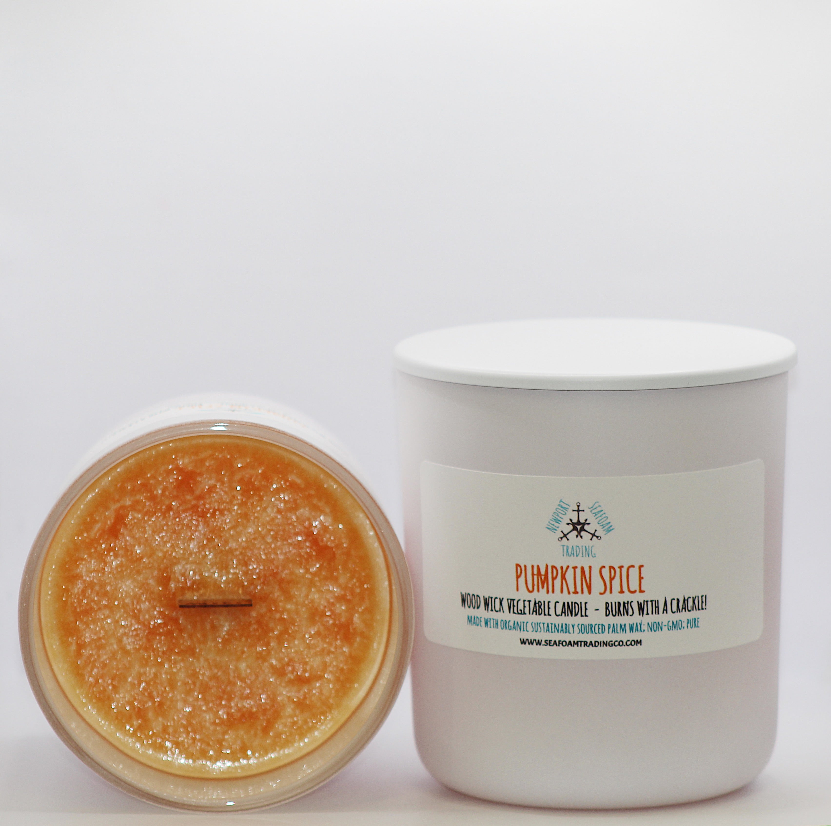 Pumpkin Spice Organic Wood Wick Candle