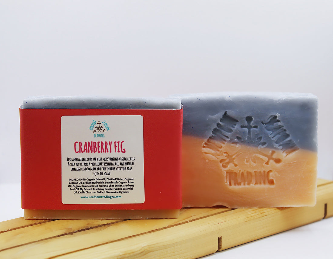Cranberry Fig Organic Handmade Soap Bar