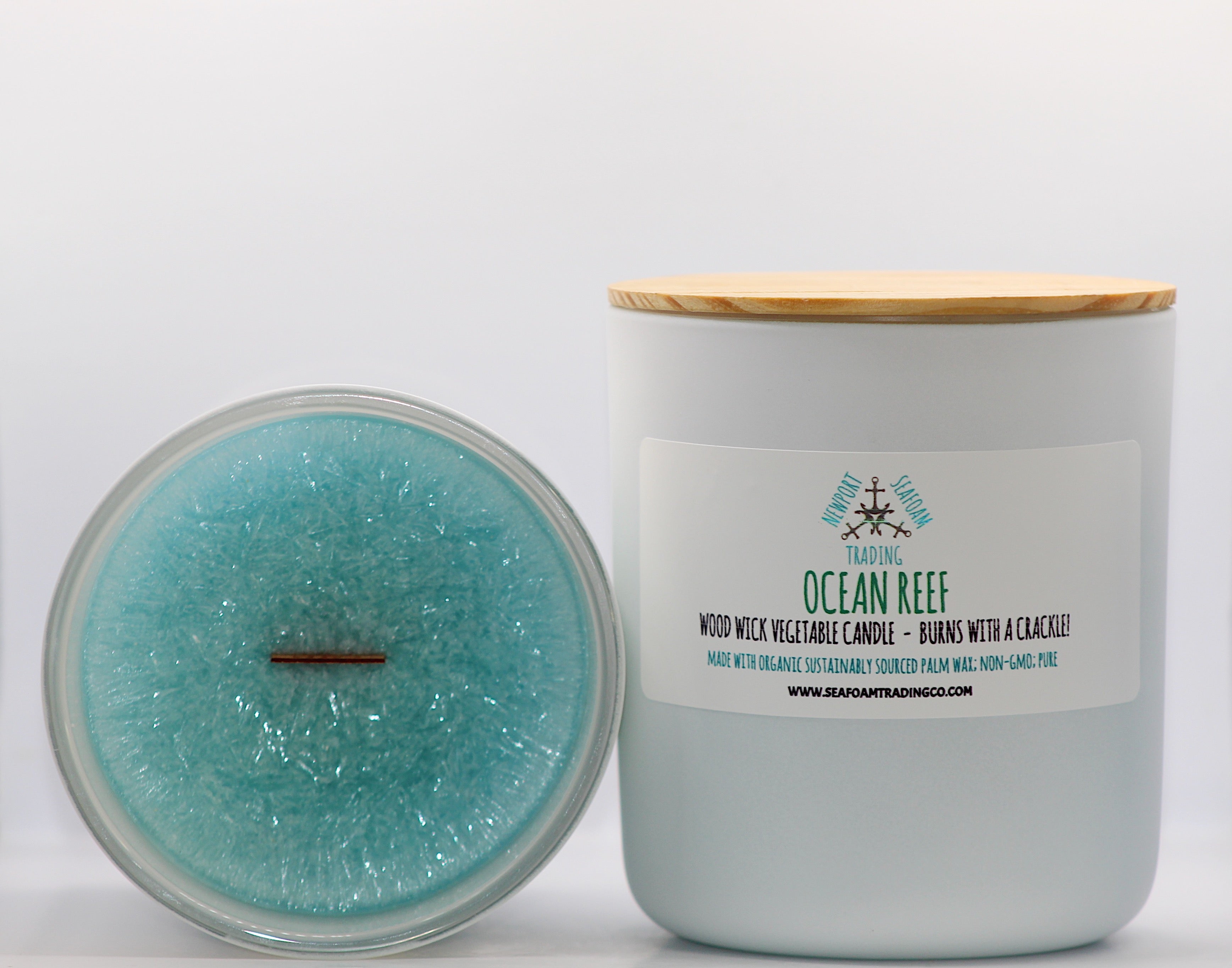 Ocean Reef Organic Wood Wick Candle