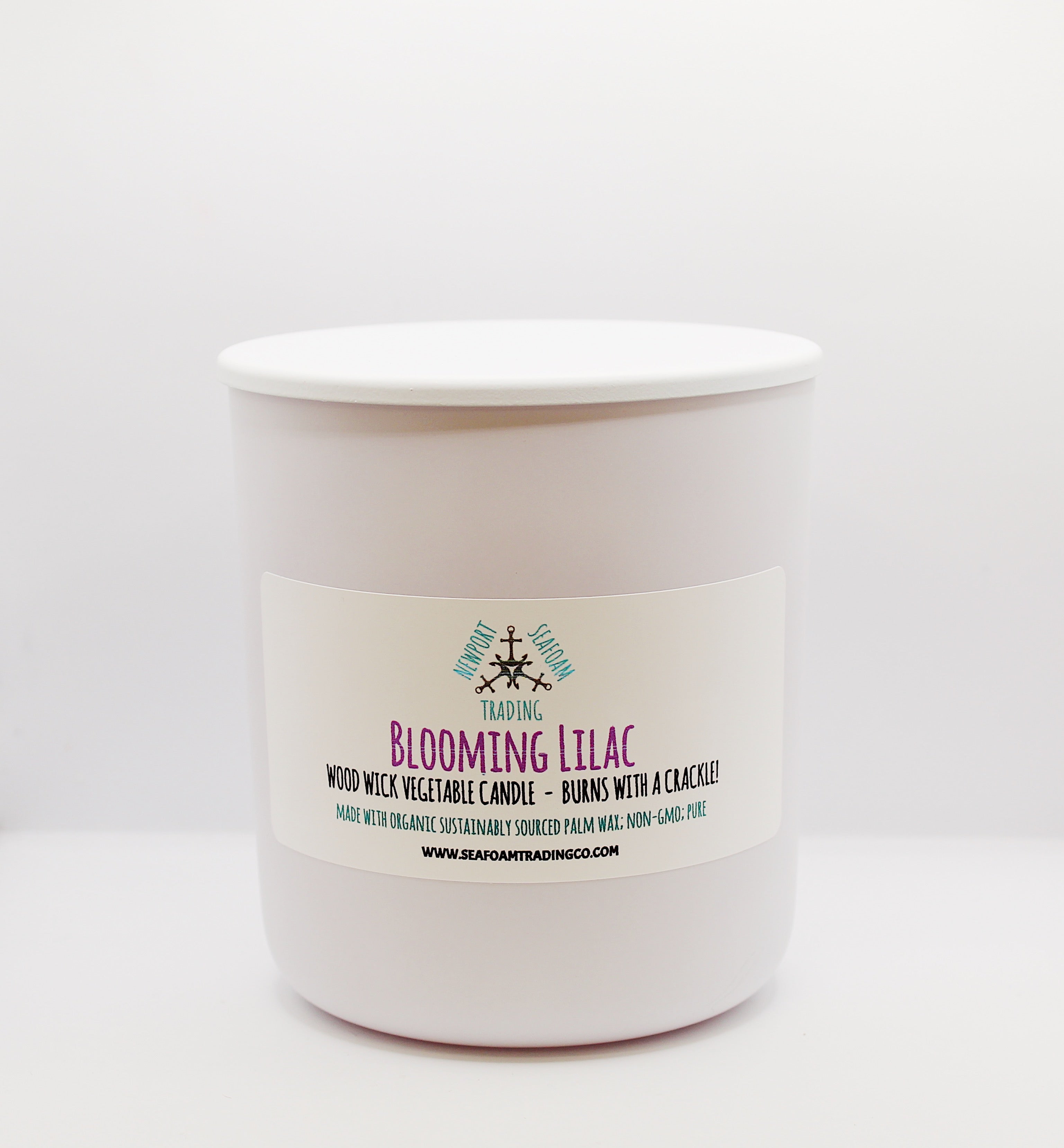 Blooming Lilac Organic Wood Wick Candle
