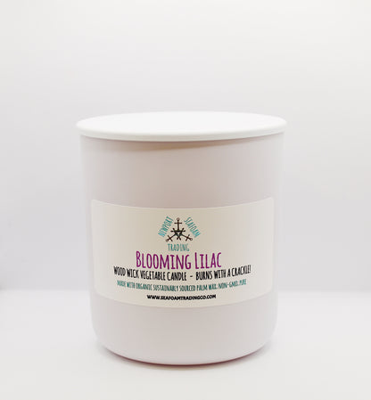 Blooming Lilac Organic Wood Wick Candle