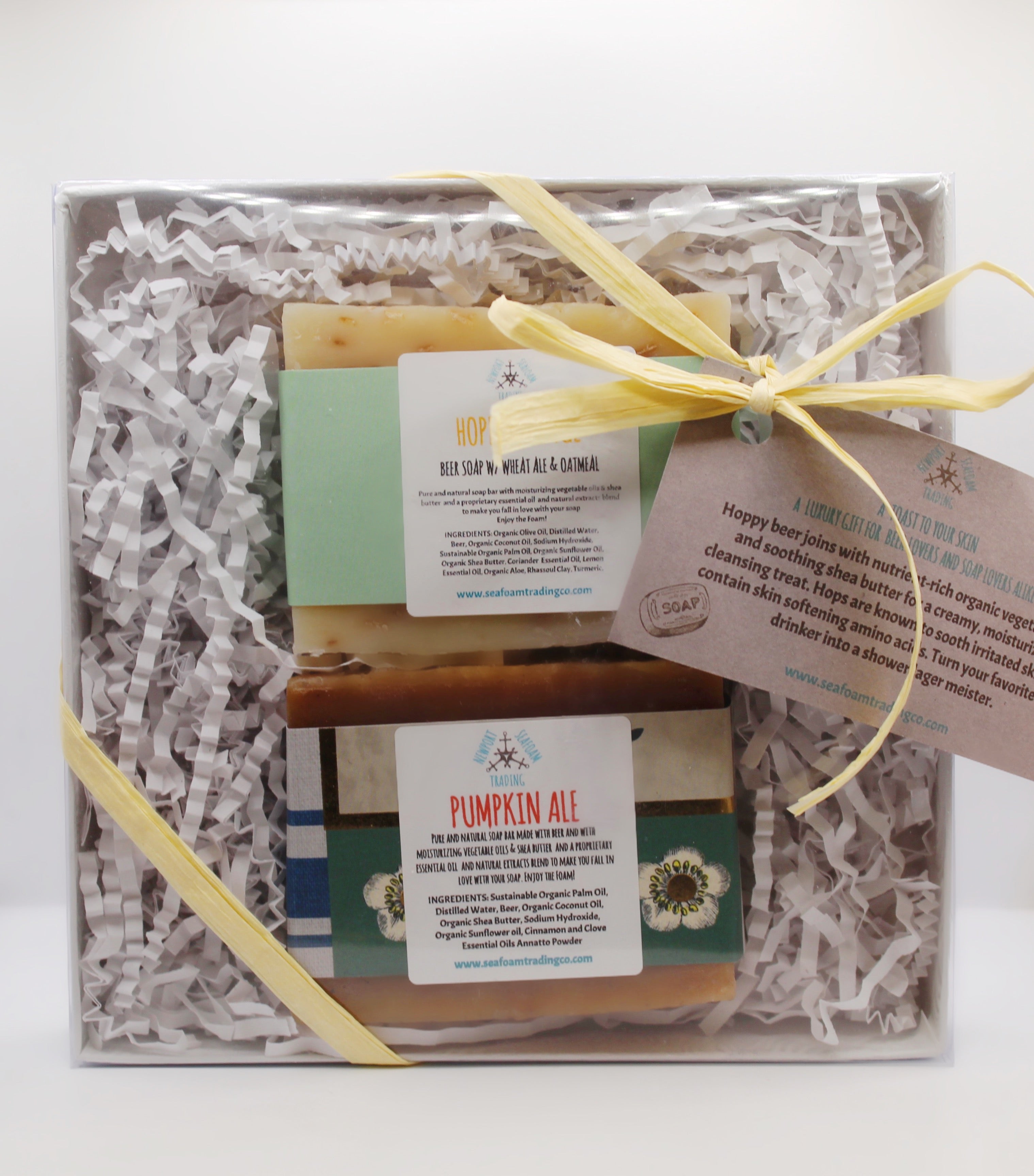 Hoppy Orange & Pumpkin Ale Natural Beer Soap Gifts Set