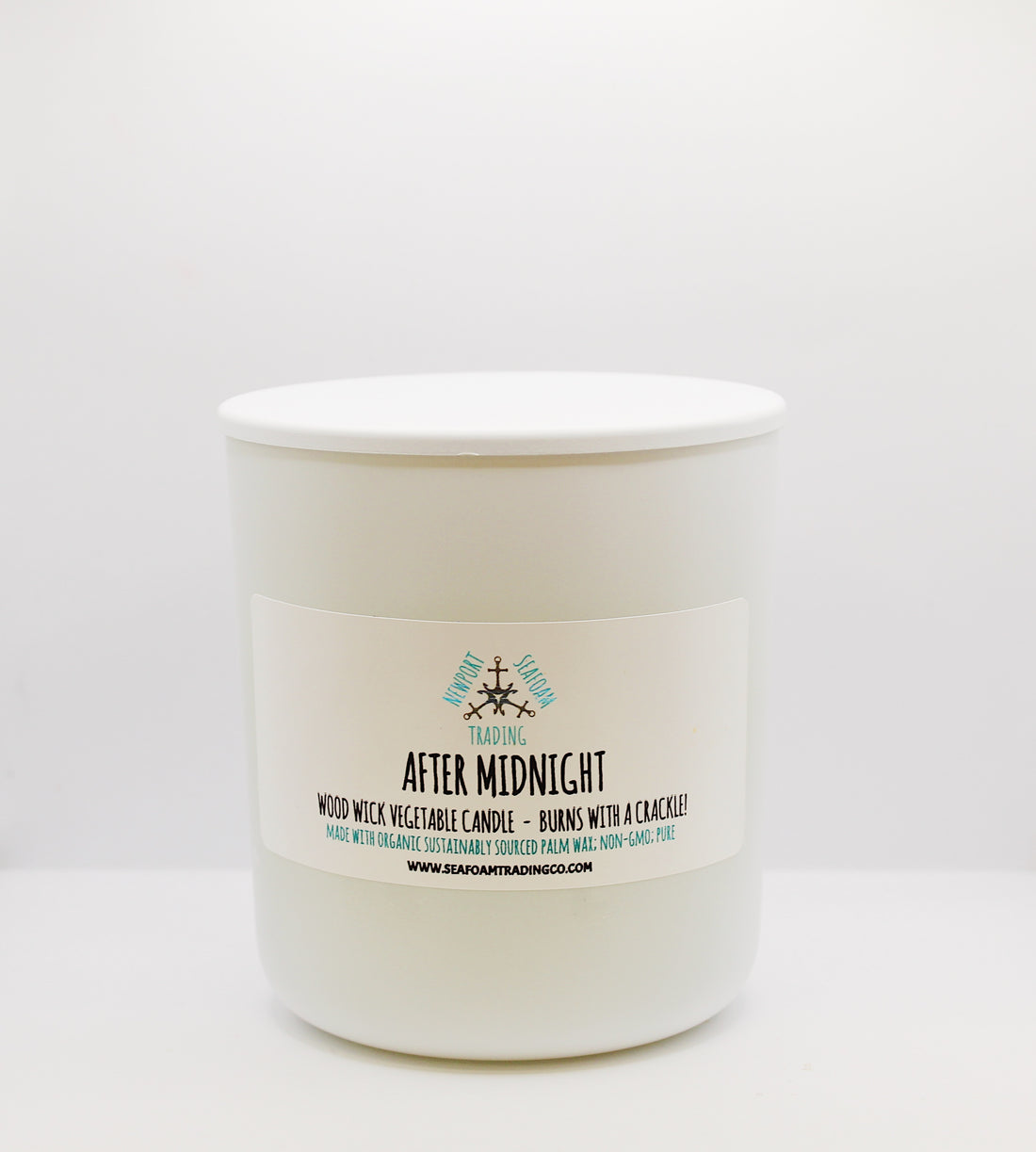 After Midnight Organic Wood Wick Candle