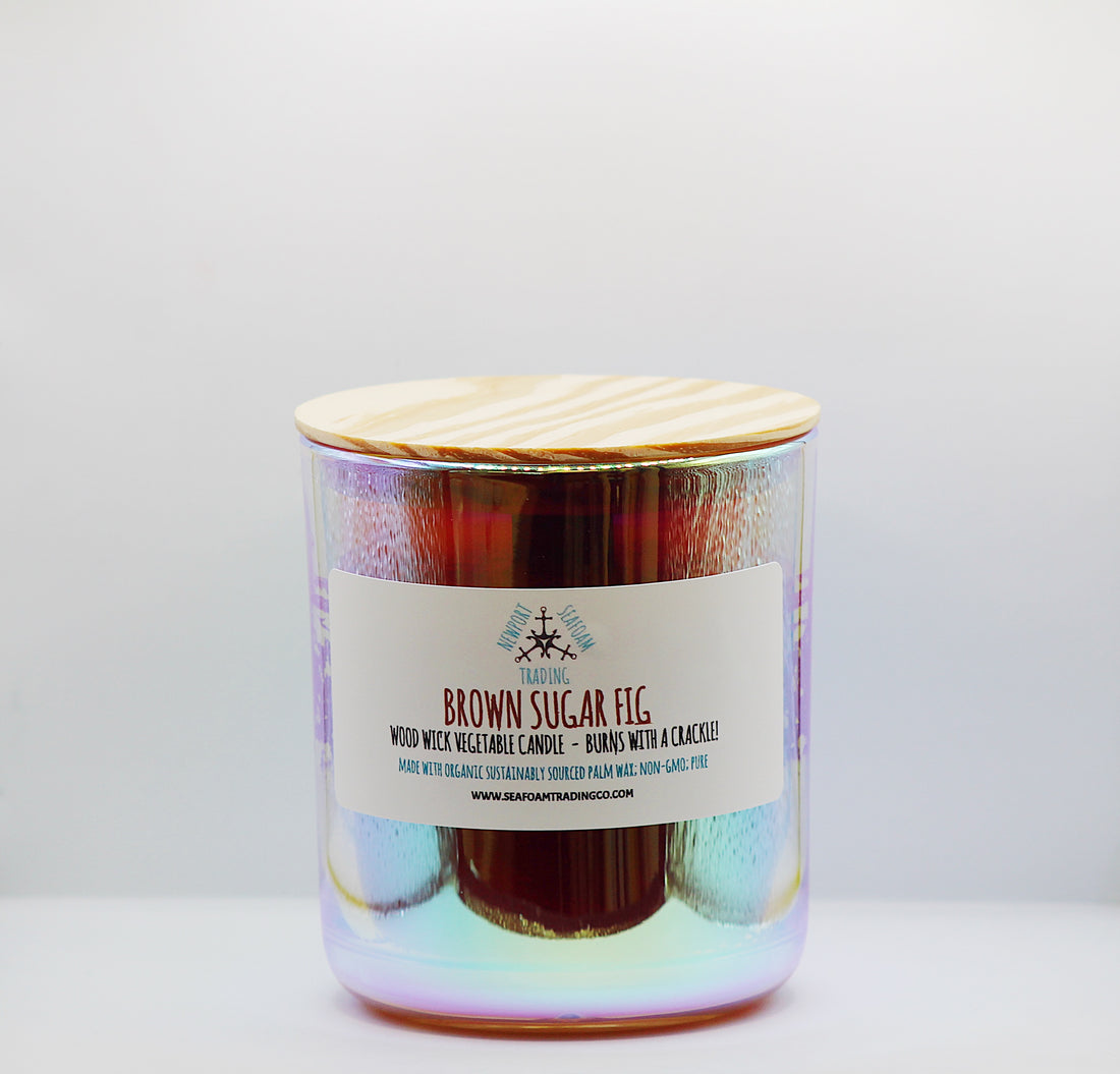 Brown Sugar Fig Organic Wood Wick Candle