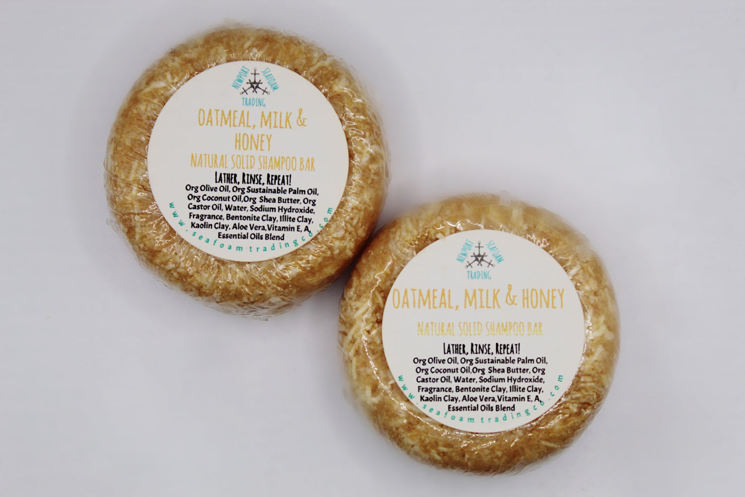 Oatmeal, Milk, & Honey Natural Solid Shampoo Bar