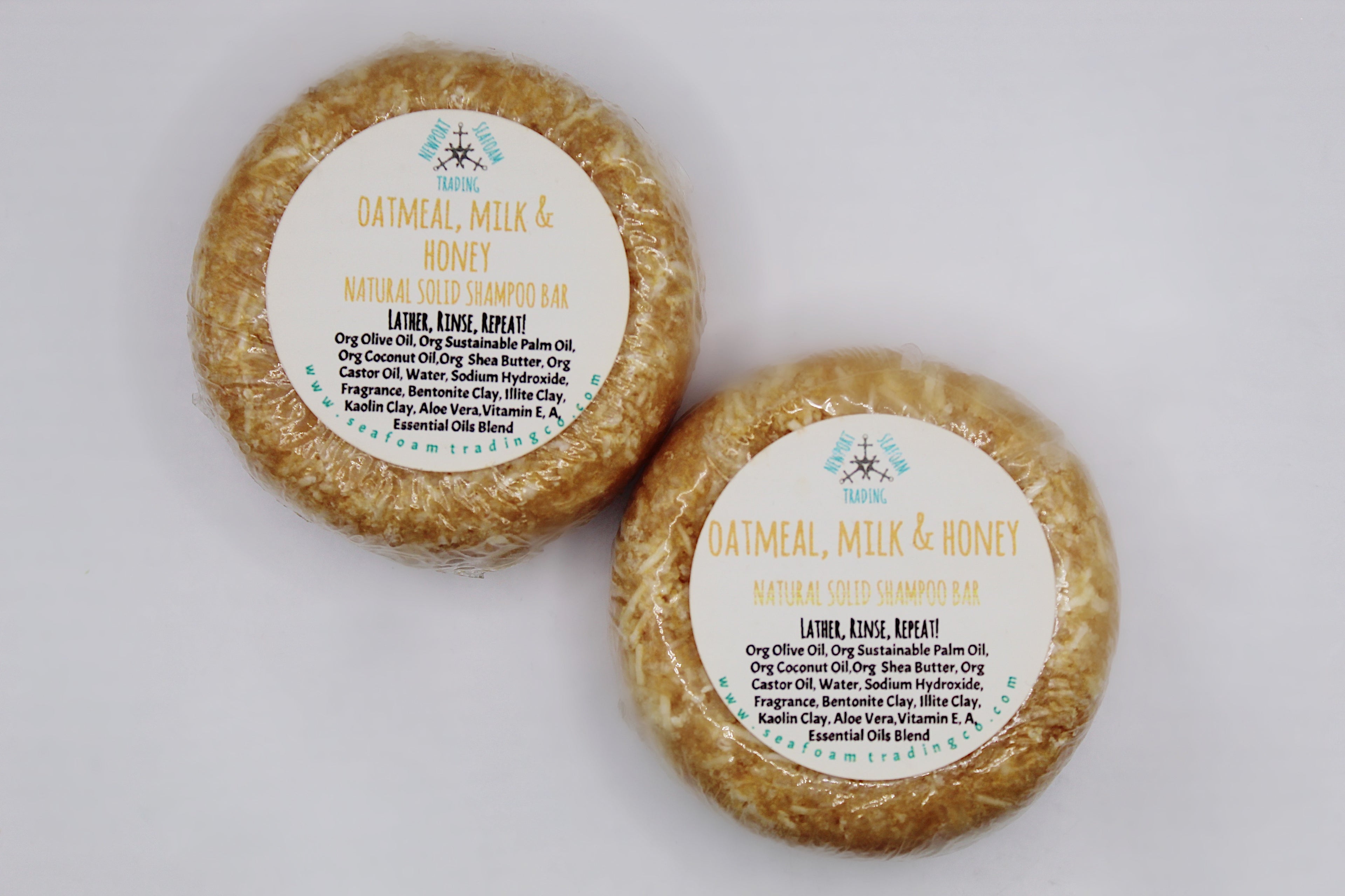 Oatmeal, Milk, & Honey Natural Solid Shampoo Bar