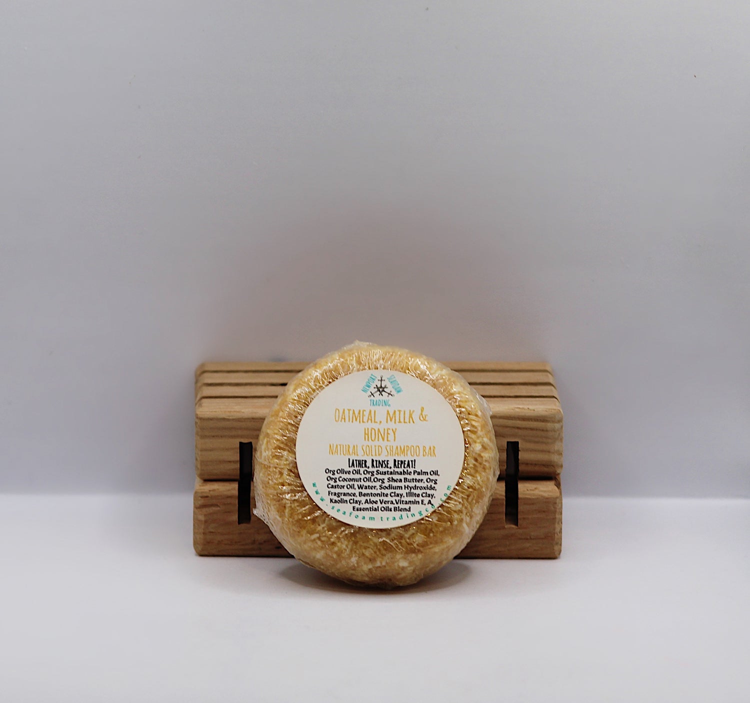 Oatmeal, Milk, & Honey Natural Solid Shampoo Bar