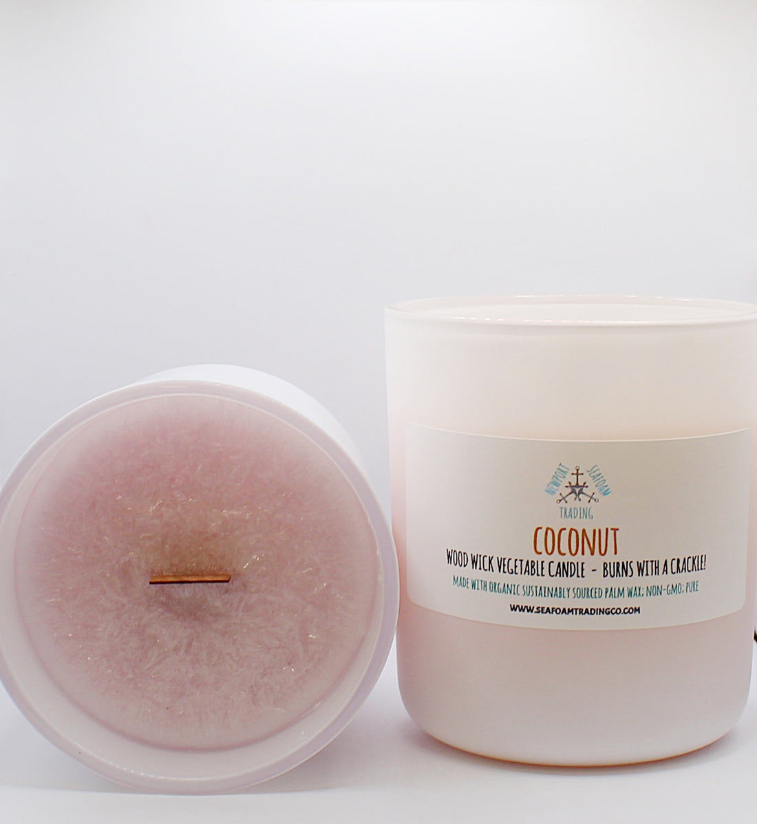 Coconut Organic Wood Wick Candle