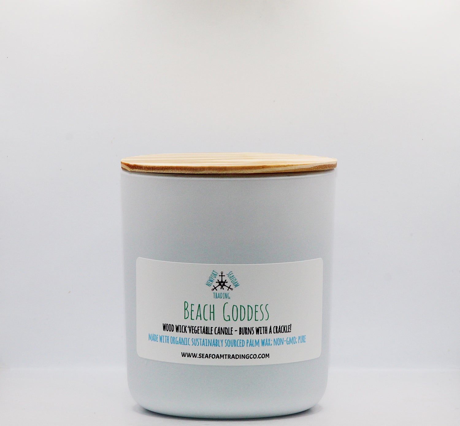 Beach Goddess Organic Wood Wick Candle