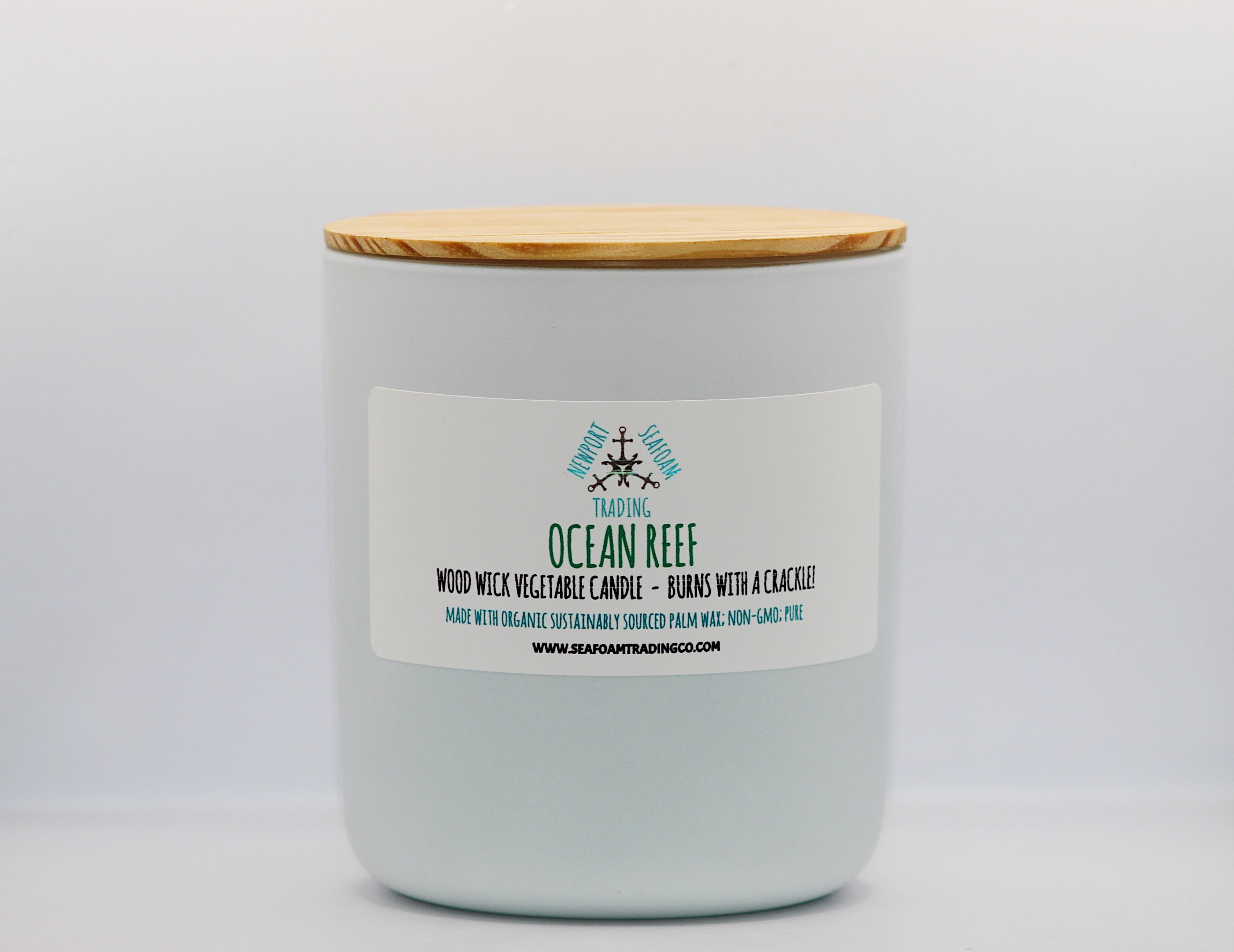 Ocean Reef Organic Wood Wick Candle