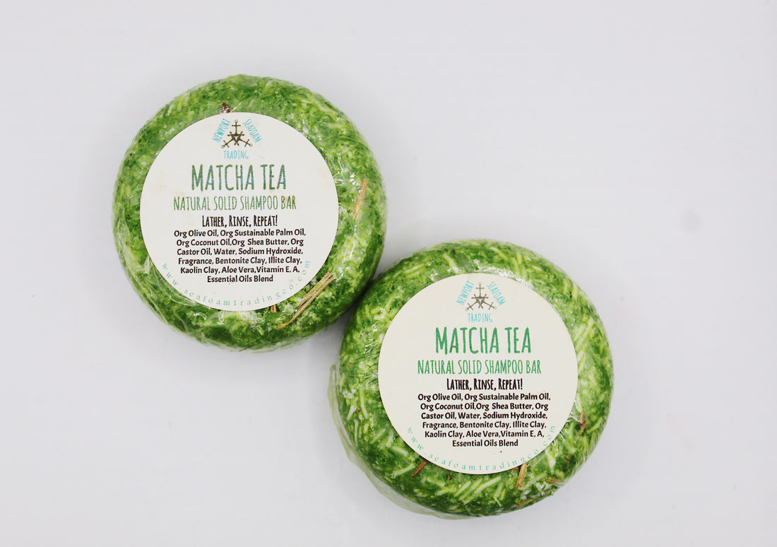 Matcha Tea Natural Solid Shampoo Bar