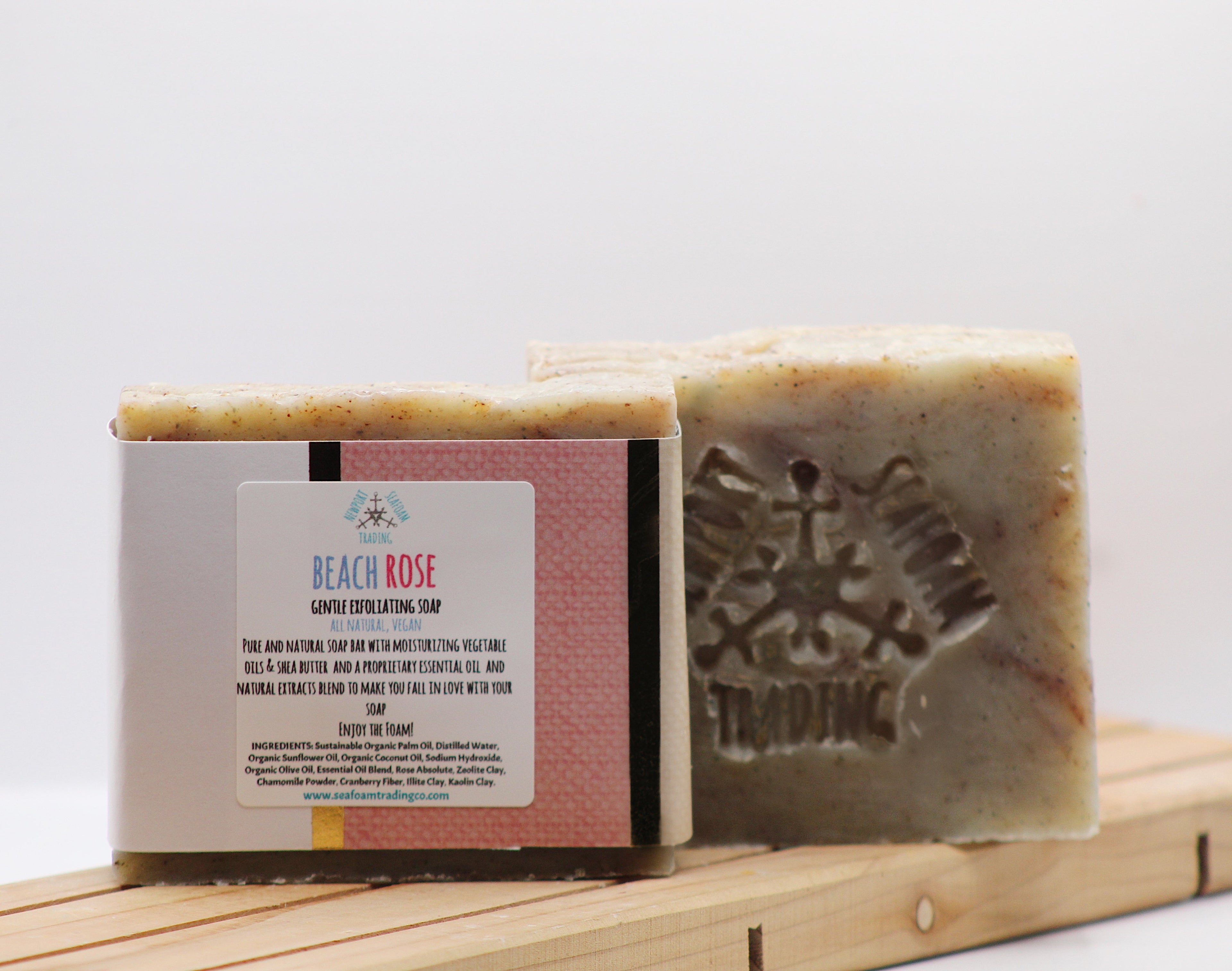 Beach Rose Organic Handmade Soap Bar