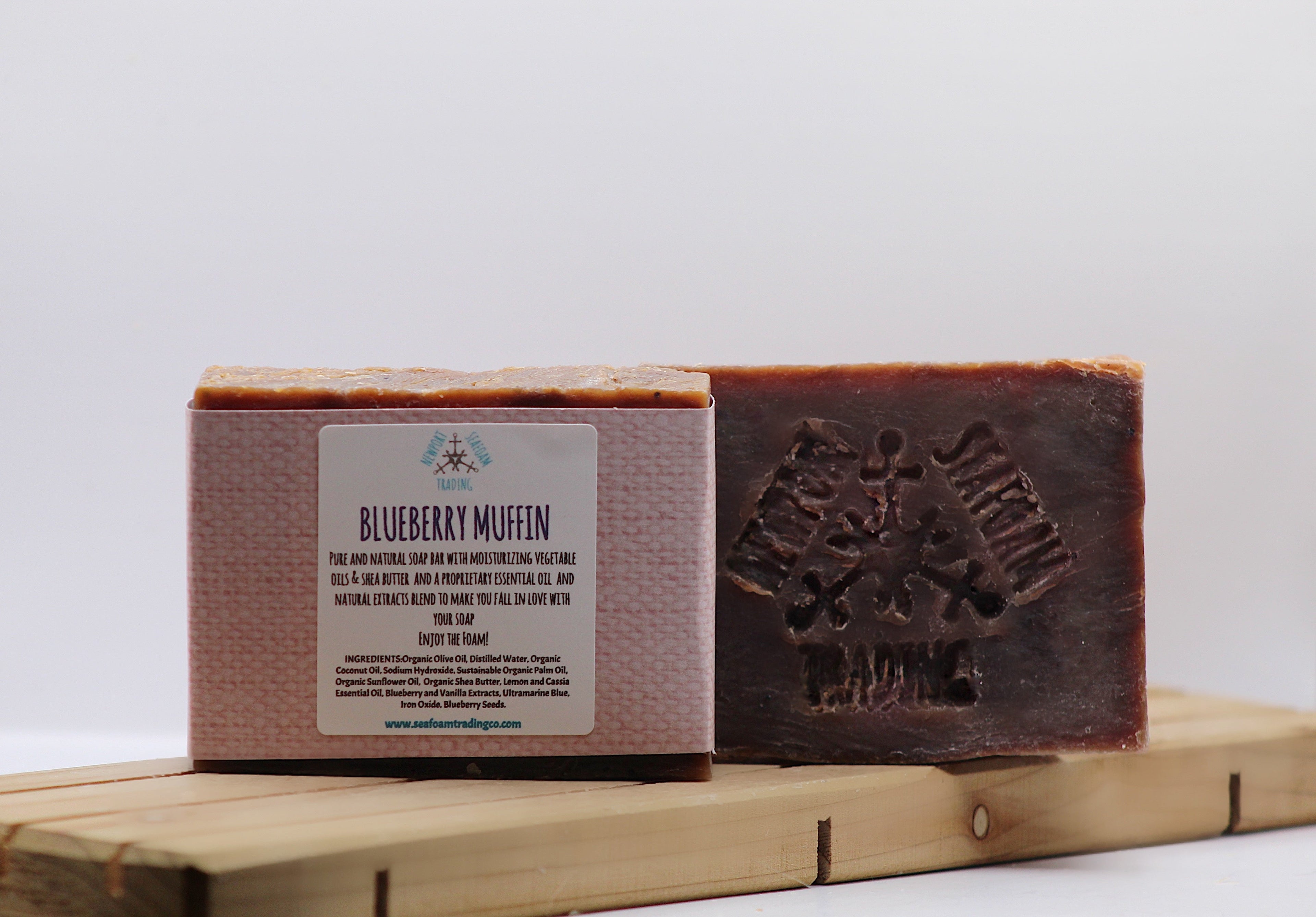 Blueberry Muffin Organic Handmade Soap Bar