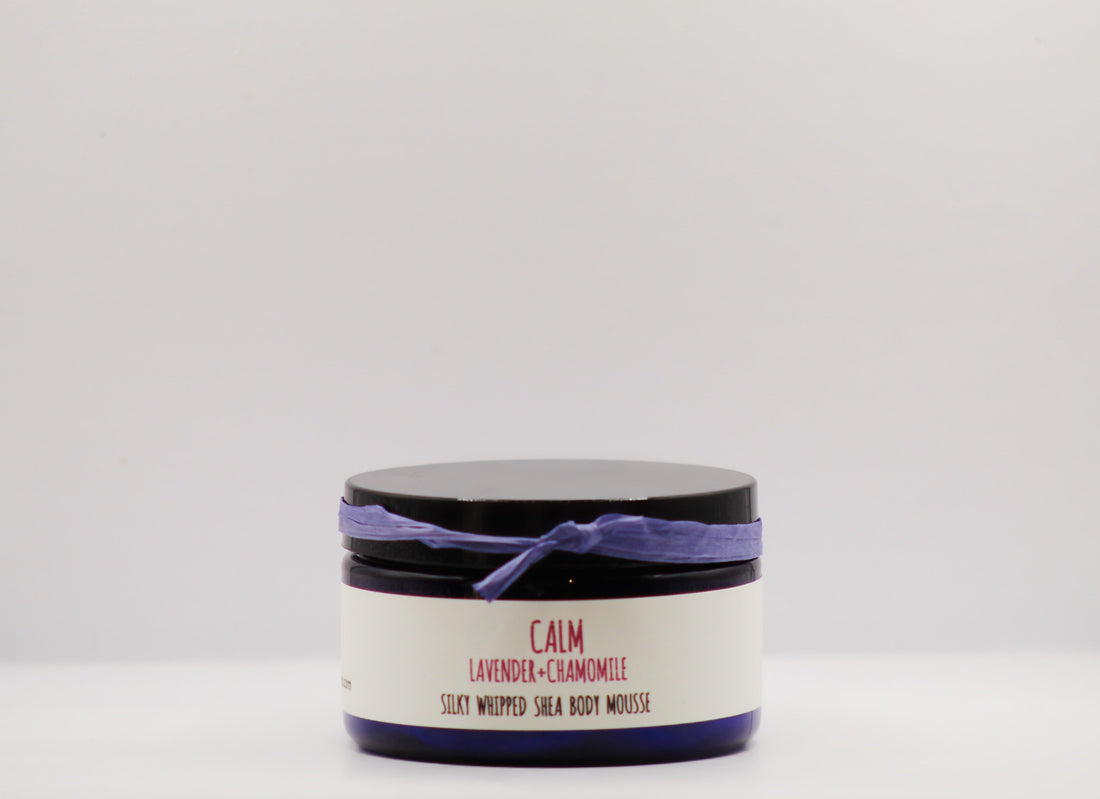 Calm - Lavender Chamomile Organic Handmade Silky Whipped Shea Butter Mousse