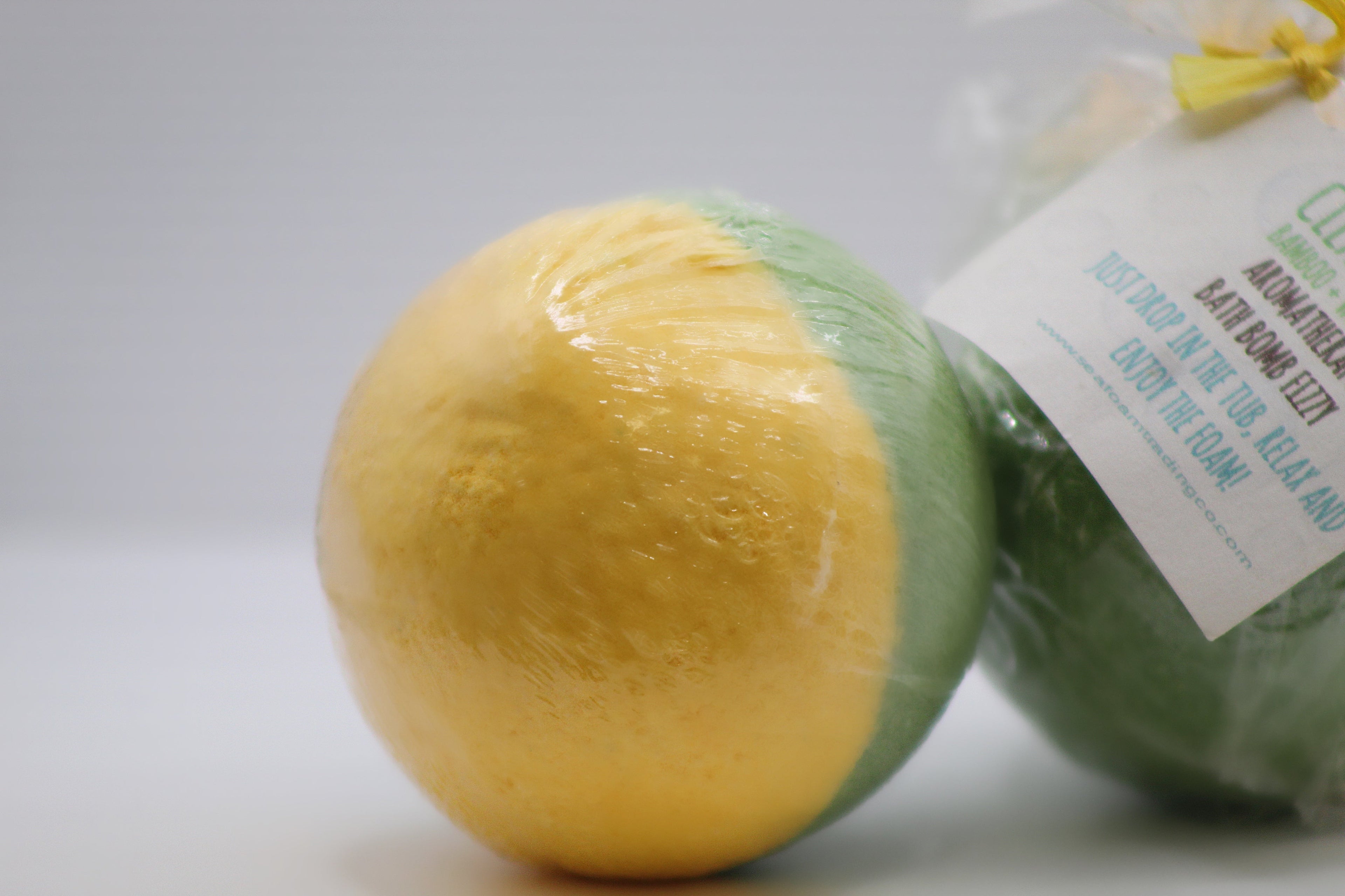 Clean Green Organic Handmade Bath Bomb