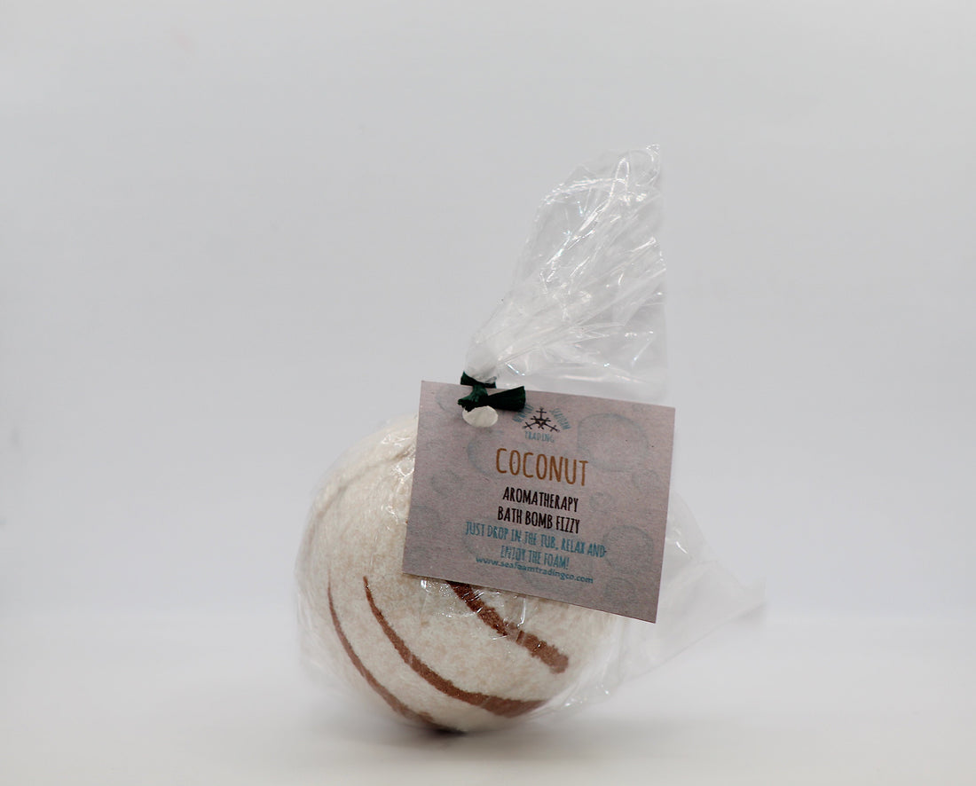 Coconut Organic Handmade Bath Bomb