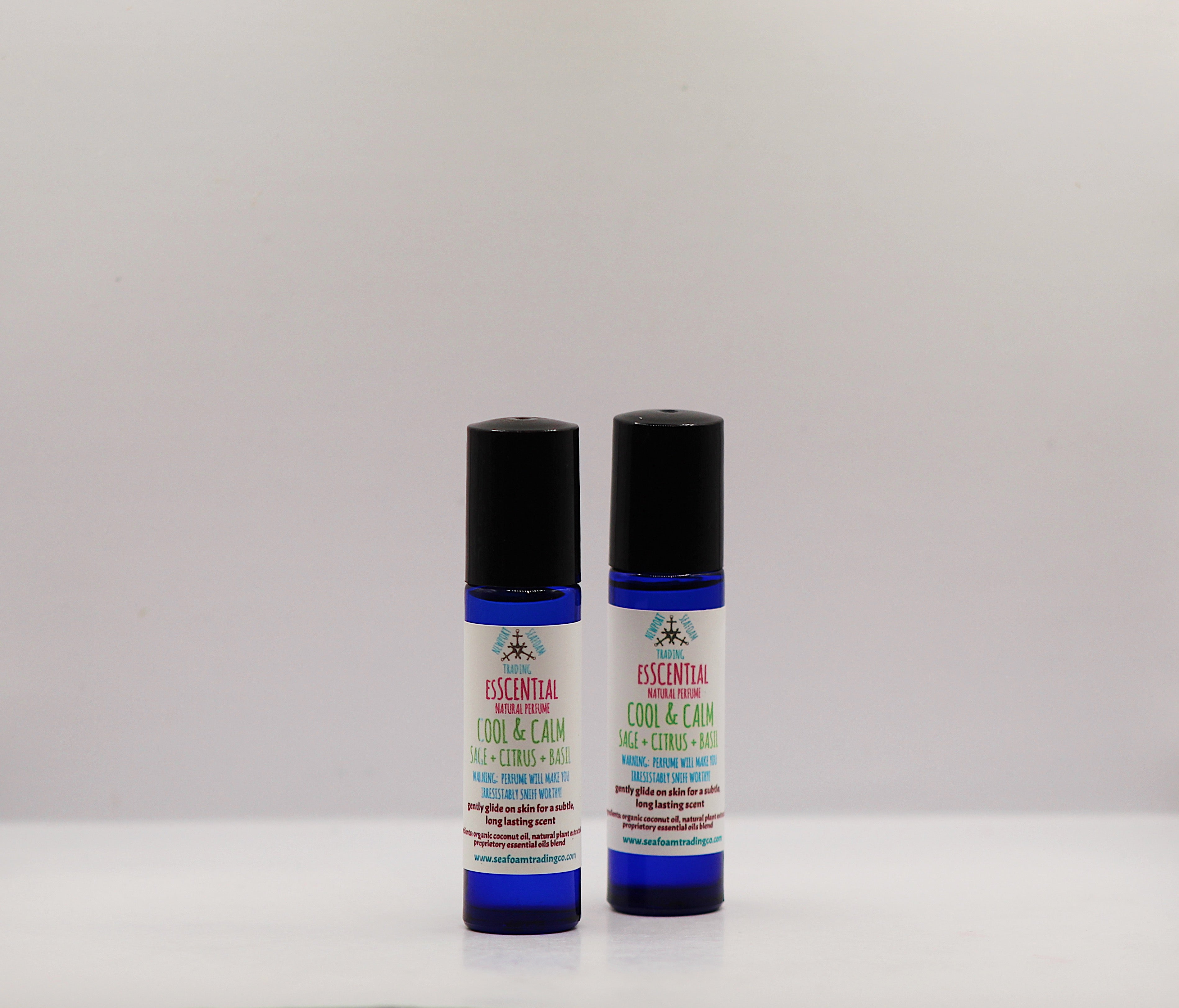 COOL & CALM - sage+citrus+basil EsSCENTial Organic Handmade Perfume