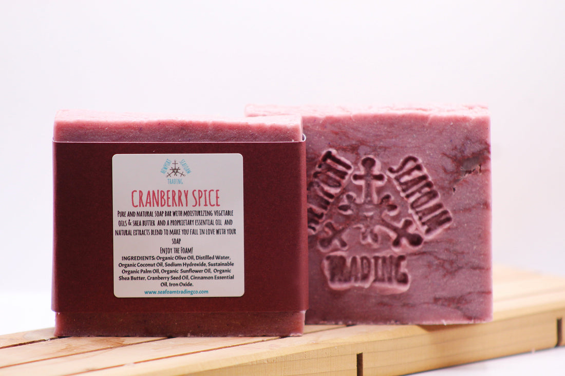 Cranberry Spice Organic Handmade Soap Bar
