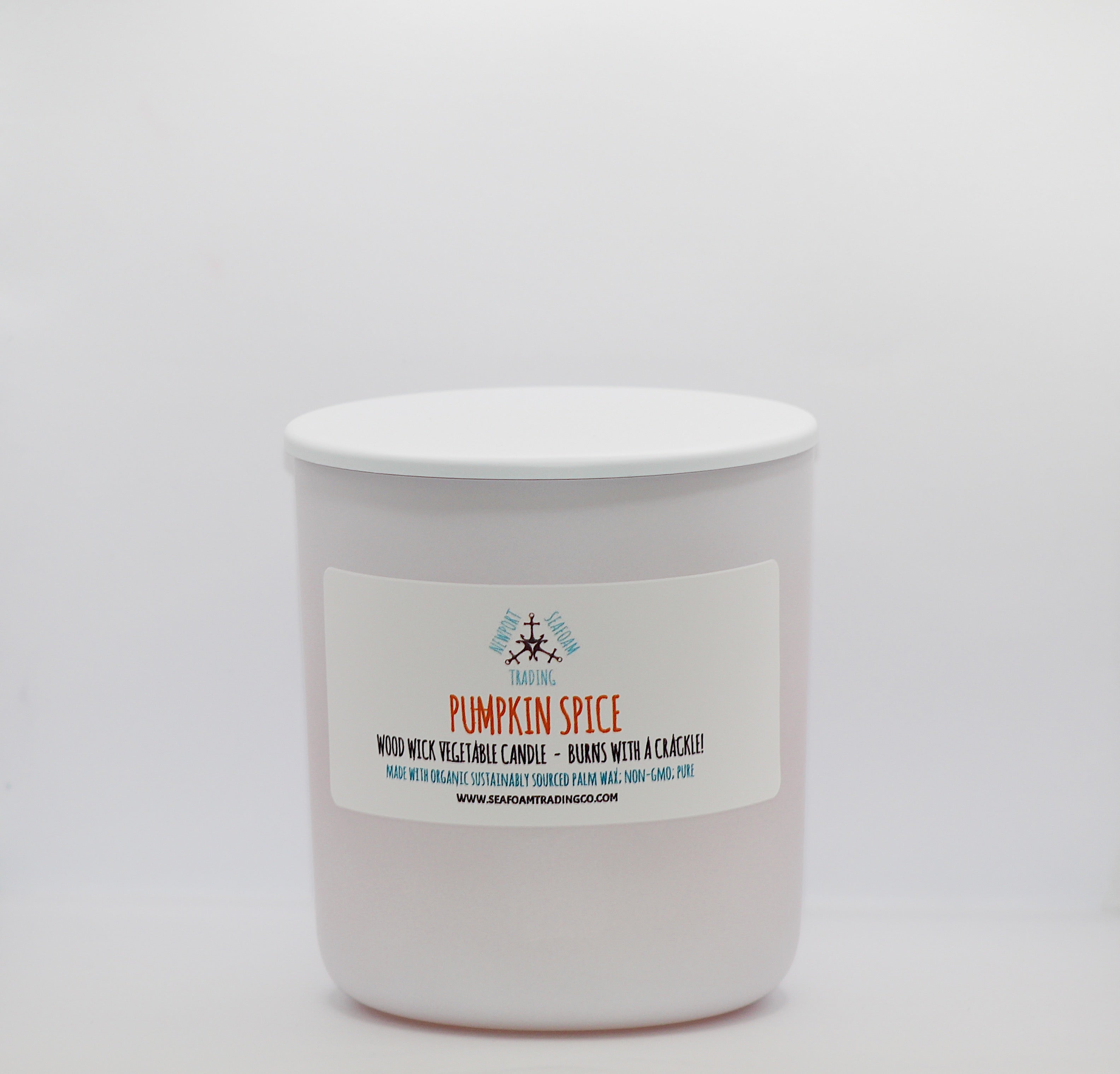 Pumpkin Spice Organic Wood Wick Candle