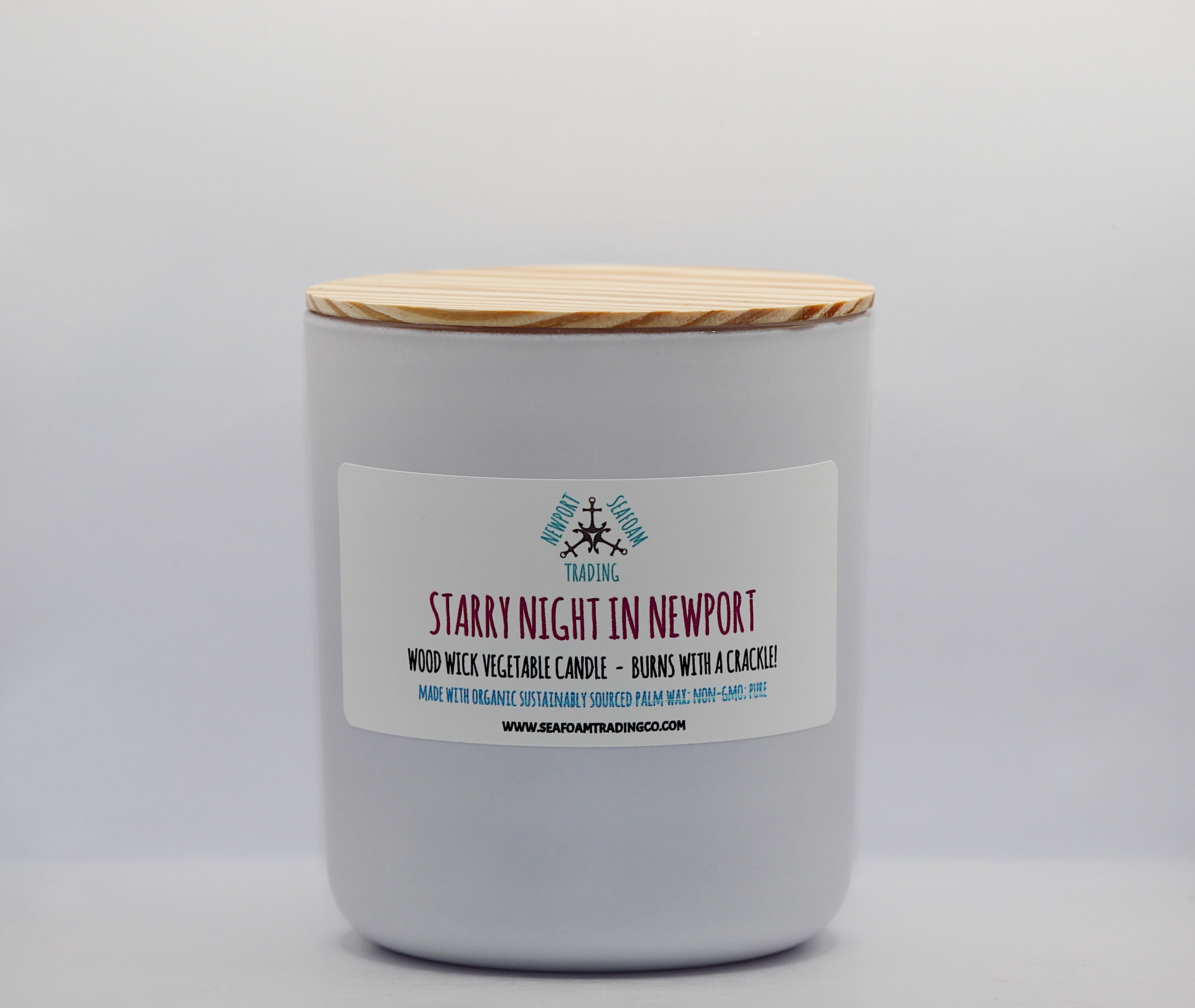 Starry Night in Newport Organic Wood Wick Candle