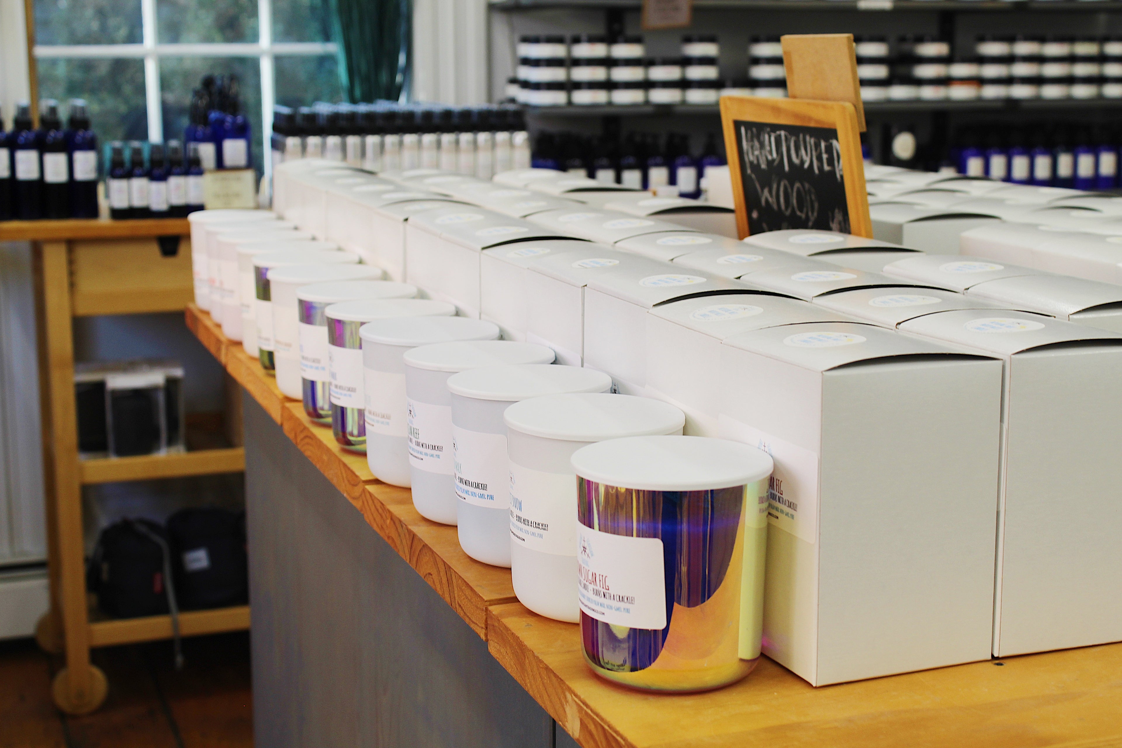 Custom Scent- Organic Wood Wick Candle Please Specify at Checkout