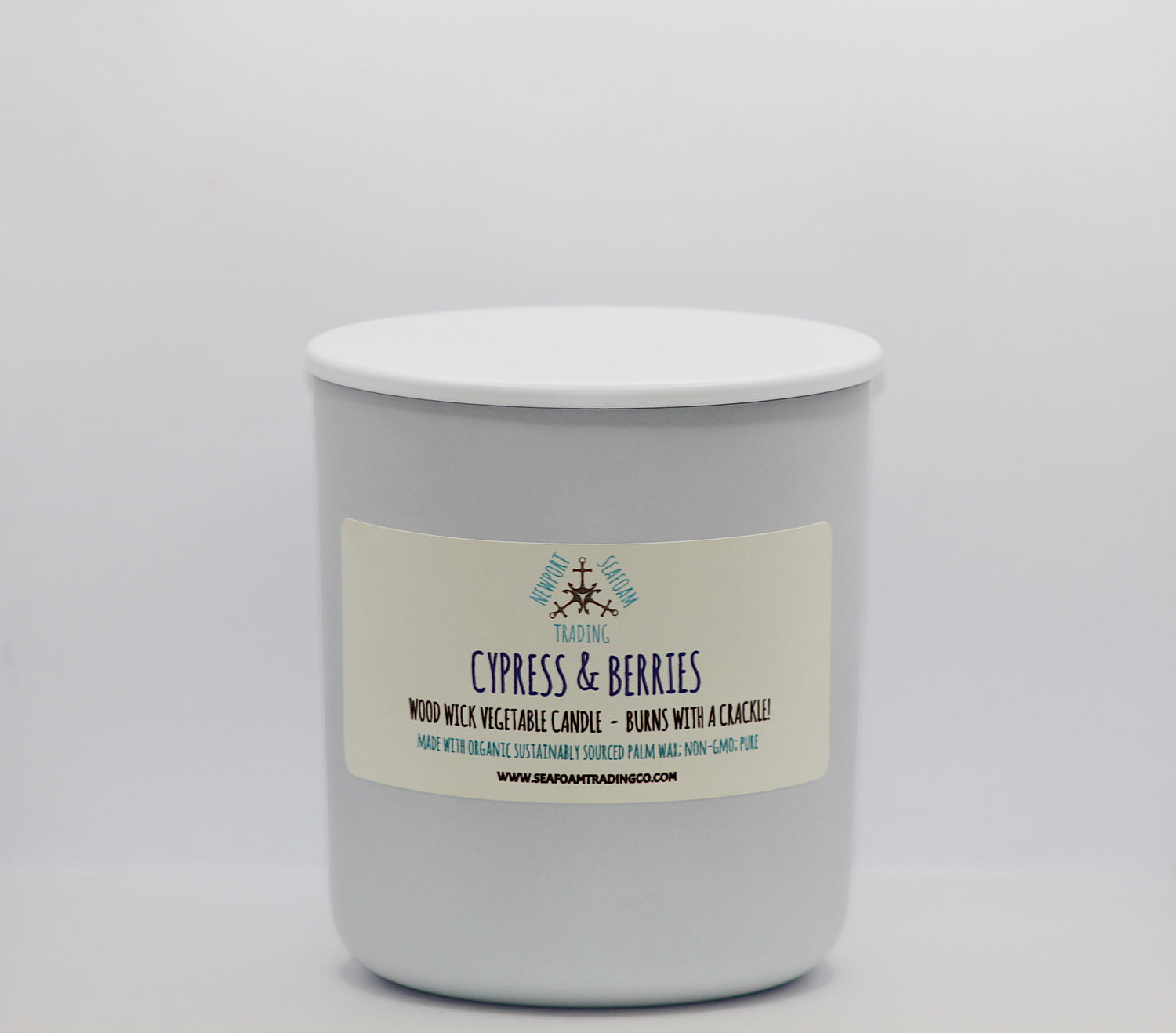 Cypress & Berry Organic Wood Wick Candle