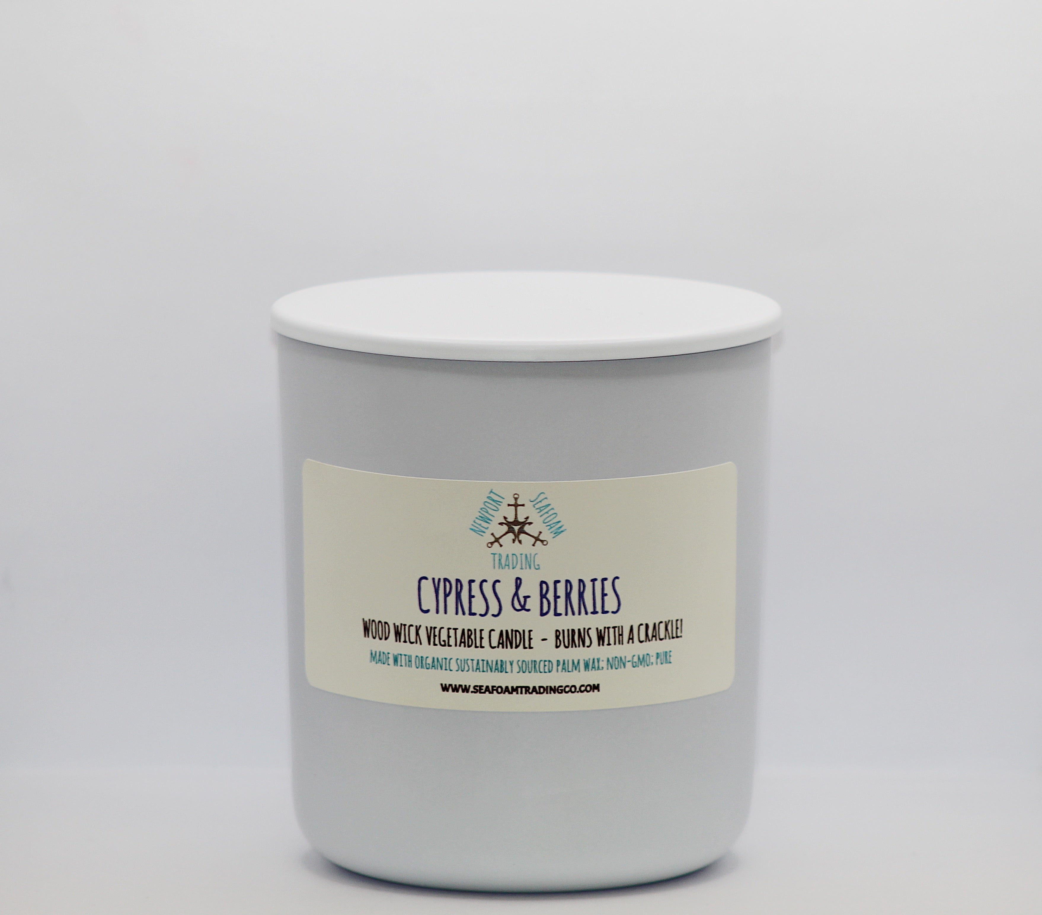 Cypress & Berry Organic Wood Wick Candle