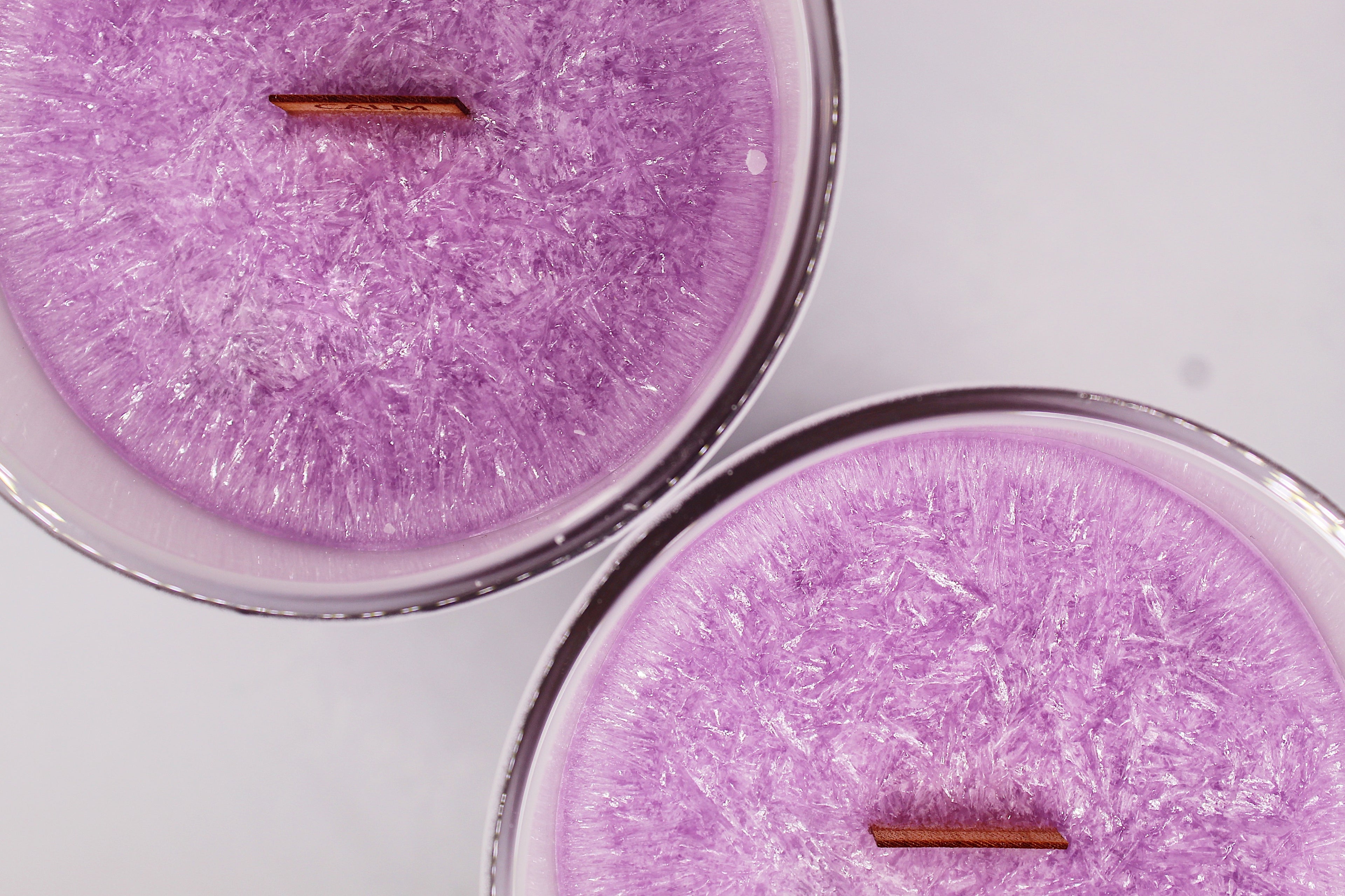 Lavender Vanilla Organic Wood Wick Candle