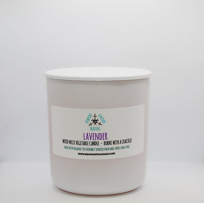 Lavender Organic Wood Wick Candle