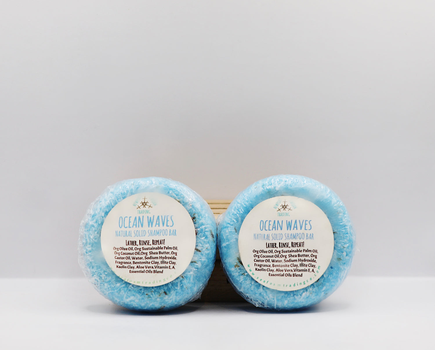 Ocean Waves Natural Solid Shampoo Bar