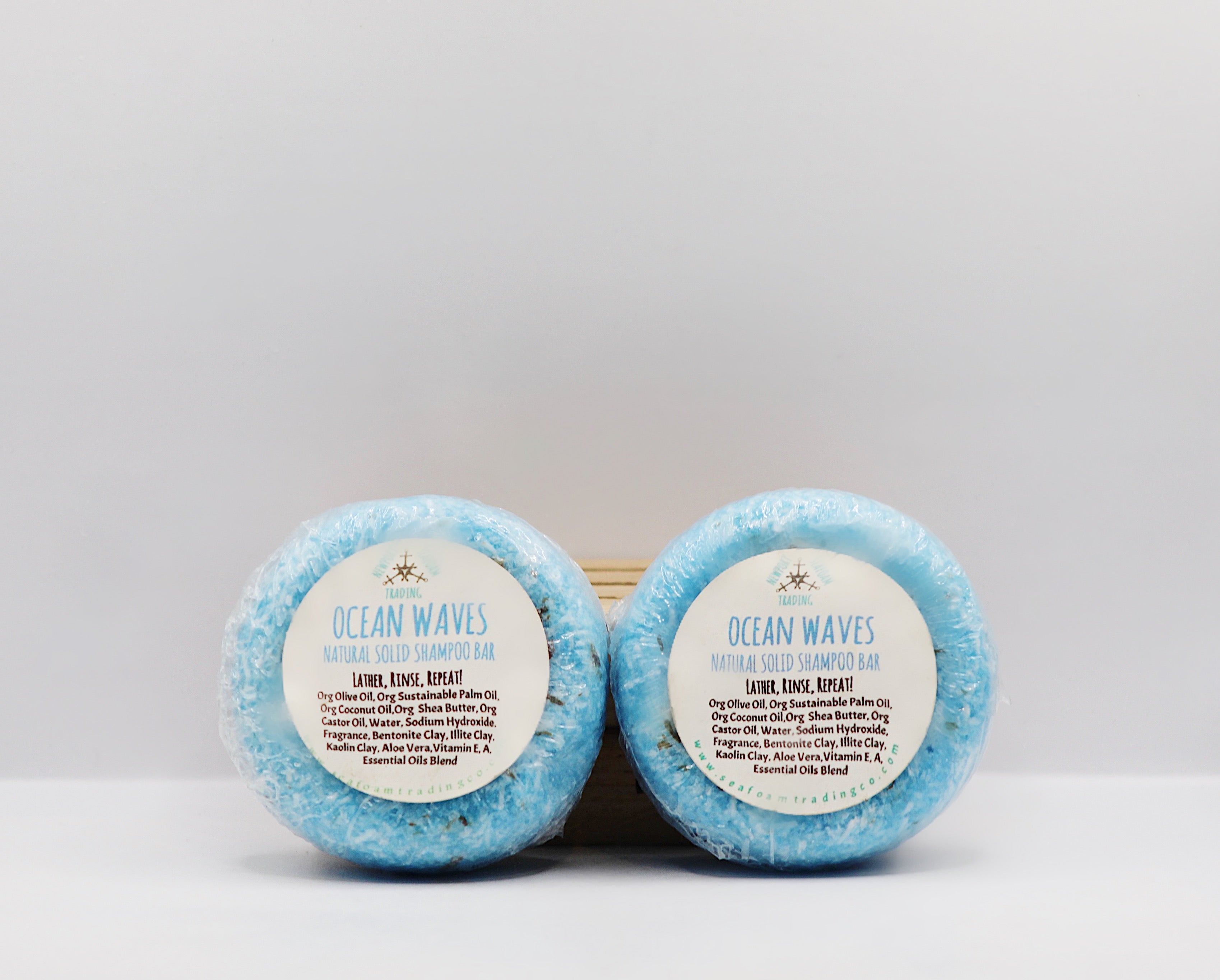 Ocean Waves Natural Solid Shampoo Bar