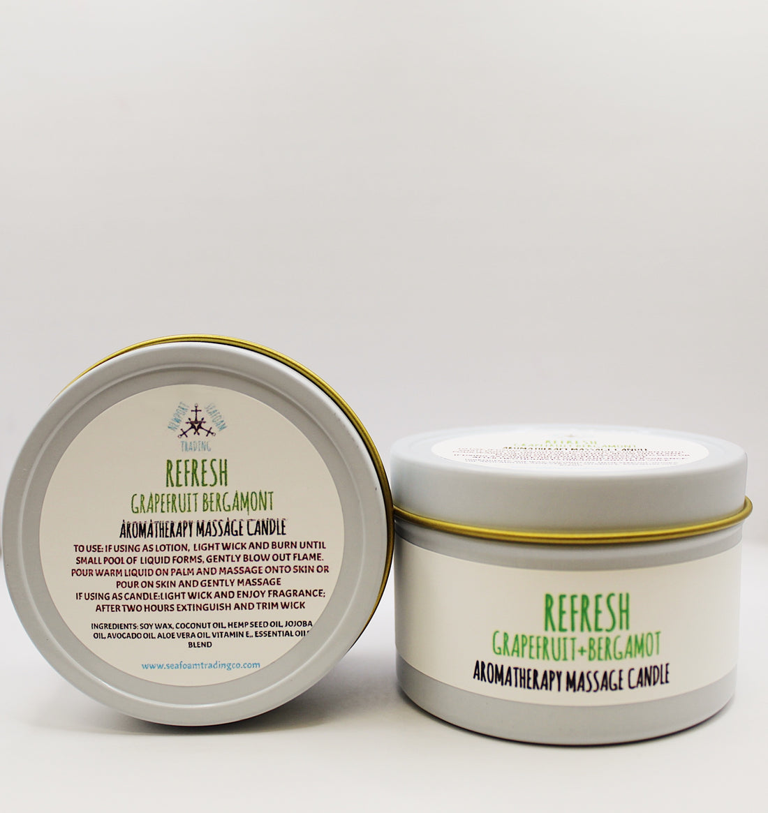 Refresh Natural Massage Candle