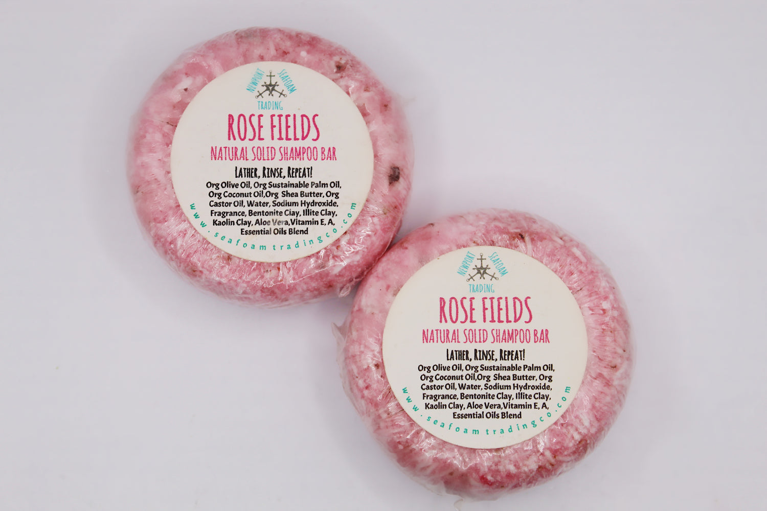 Rose Fields Natural Solid Shampoo Bar