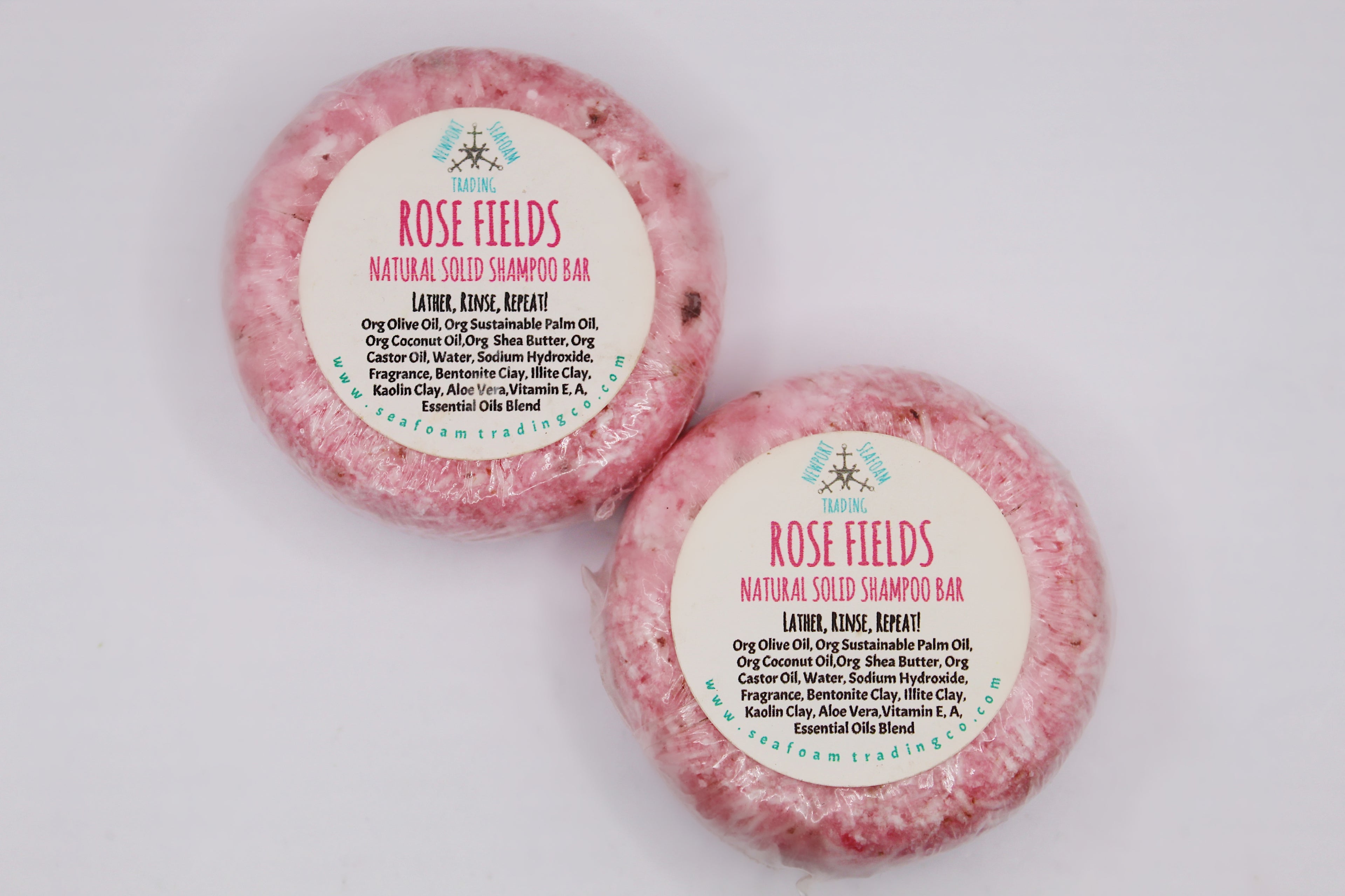 Rose Fields Natural Solid Shampoo Bar
