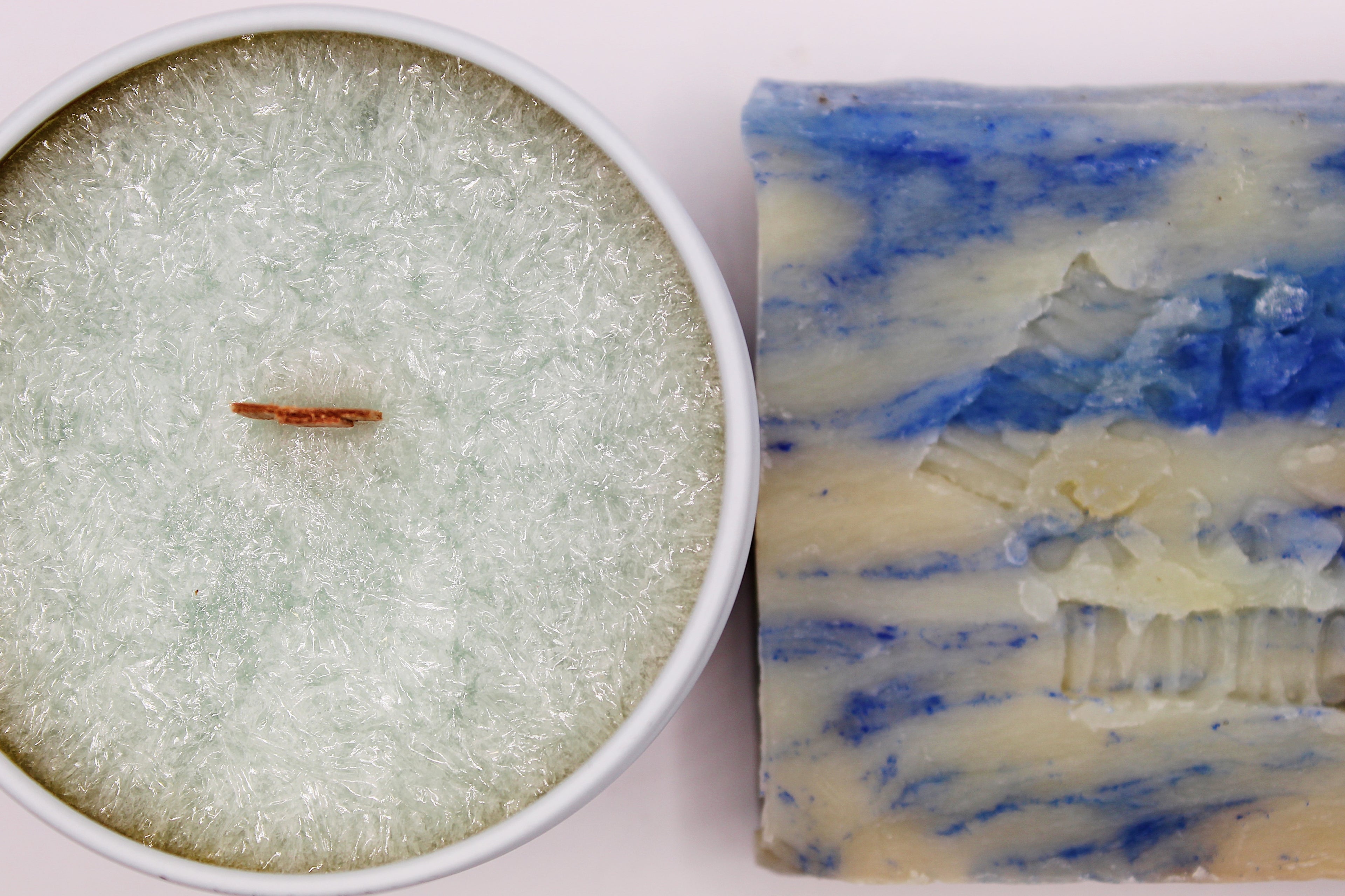 Seaside Cotton Candle and Soap Gift Set
