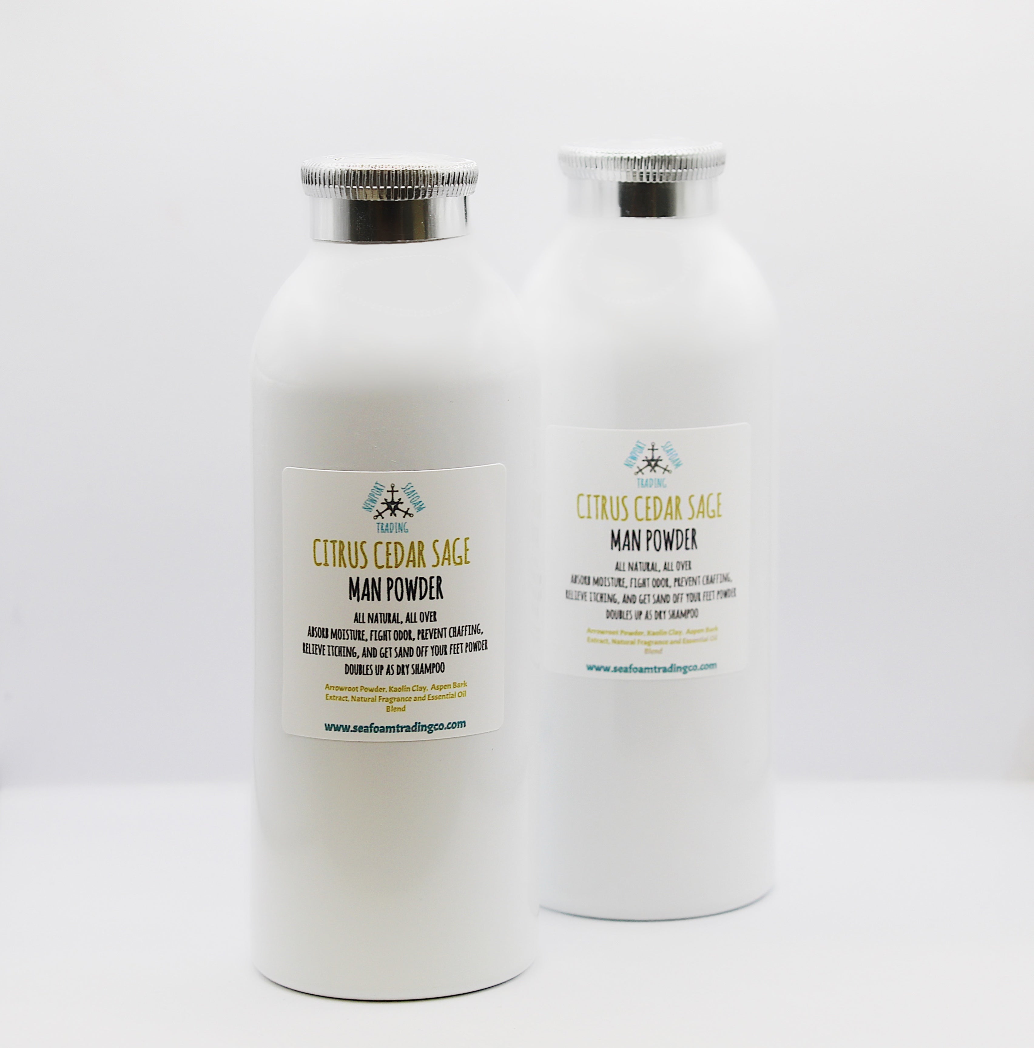 Citrus Cedar Sage Organic Handmade Man Powder