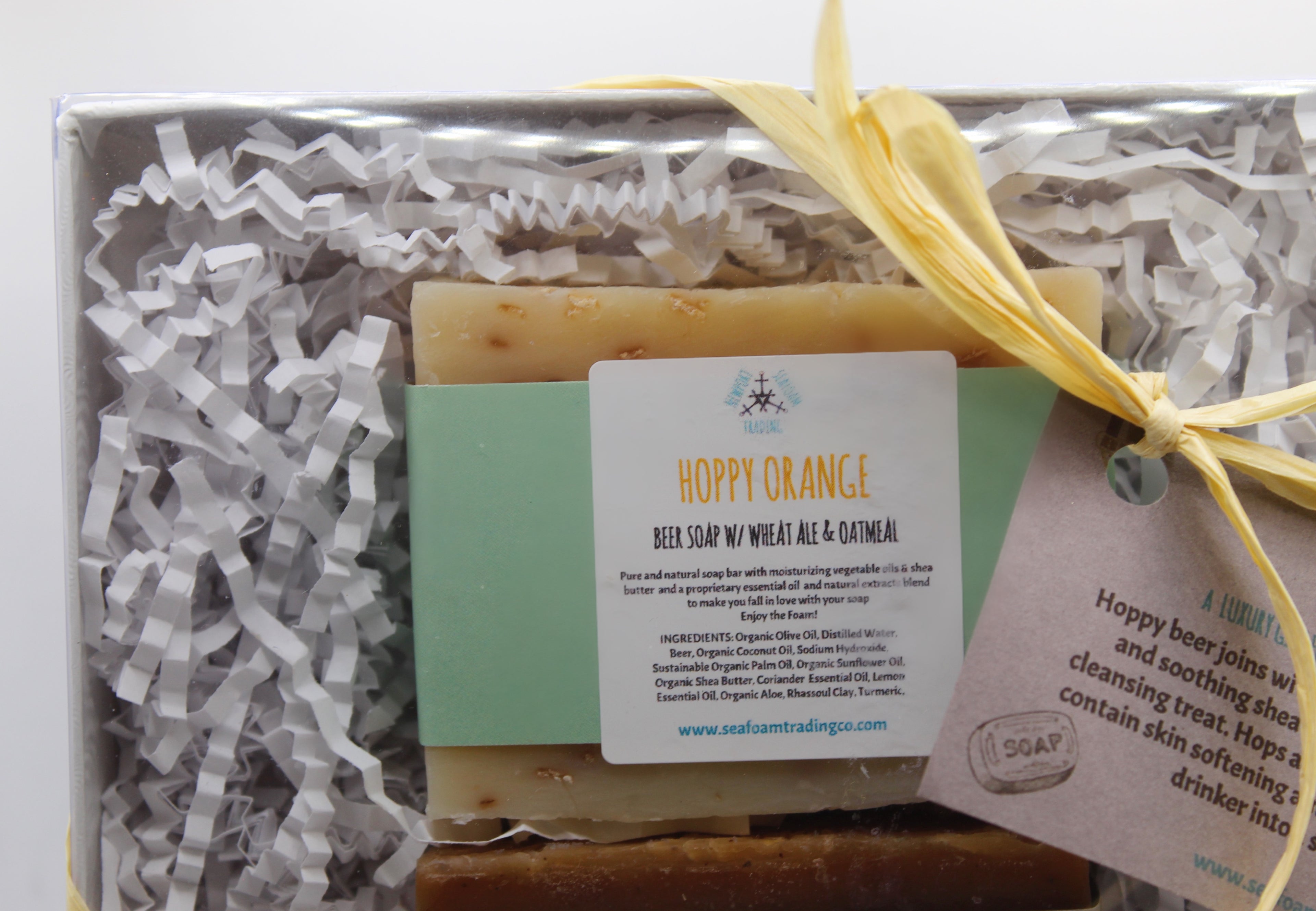 Hoppy Orange & Pumpkin Ale Natural Beer Soap Gifts Set