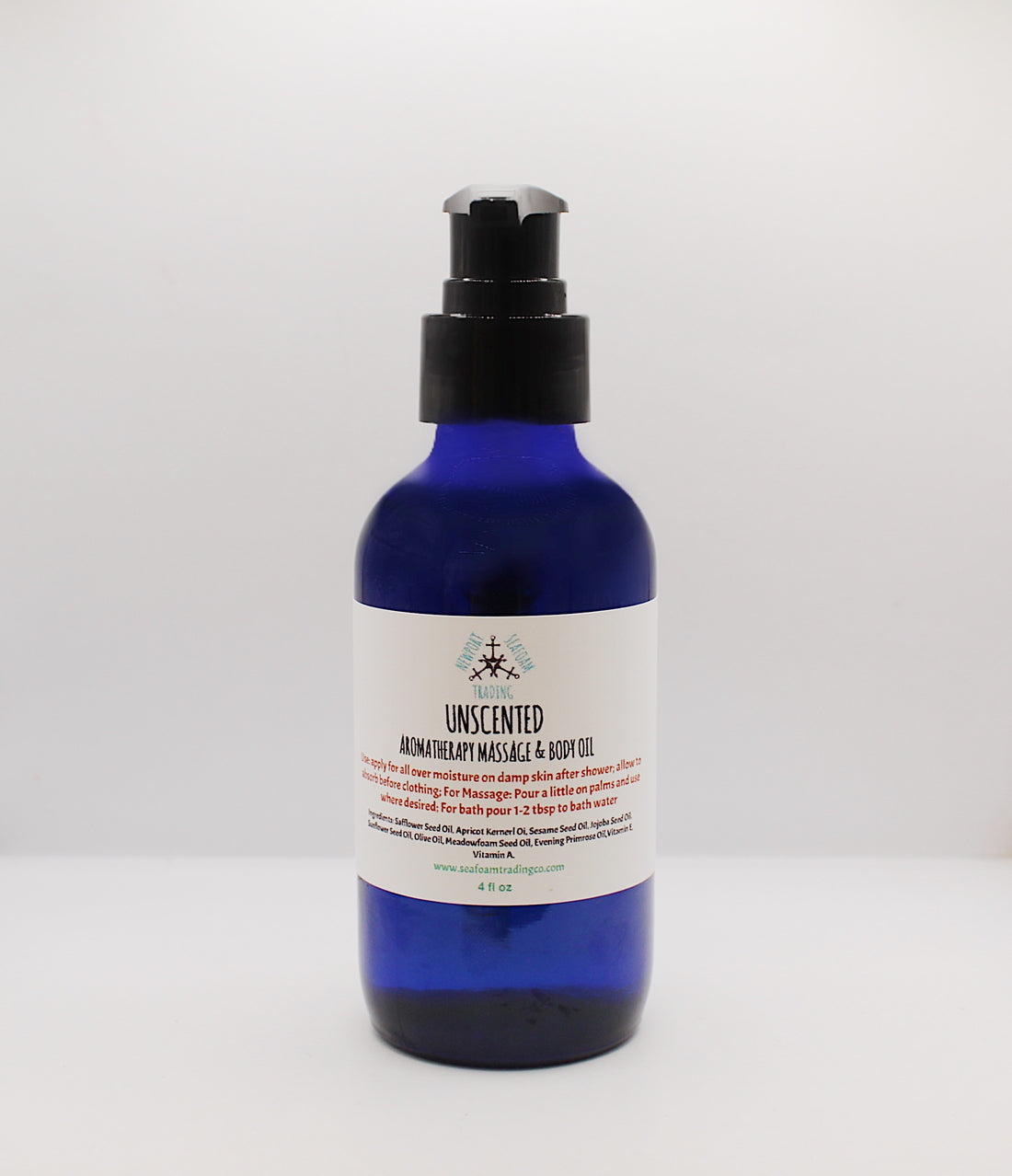 Unscented Organic Handmade Massage and Body OIl