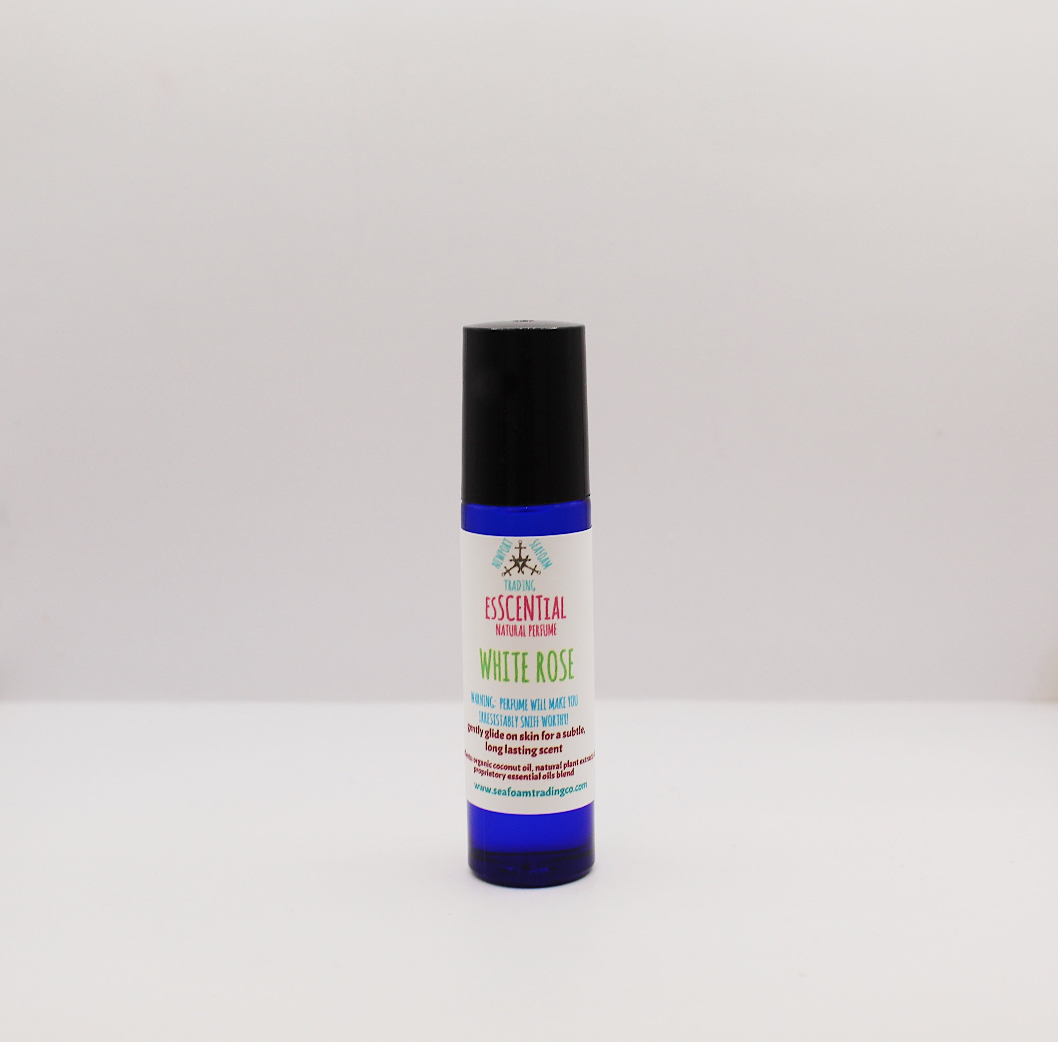 WHITE ROSE - white tea+amber+ginger+ rose EsSCENTial Organic Handmade Perfume