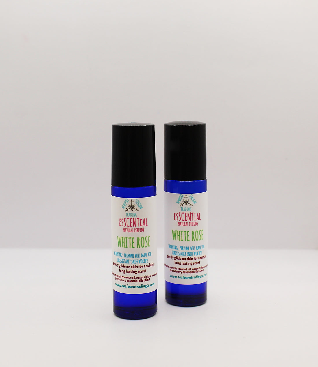 WHITE ROSE - white tea+amber+ginger+ rose EsSCENTial Organic Handmade Perfume