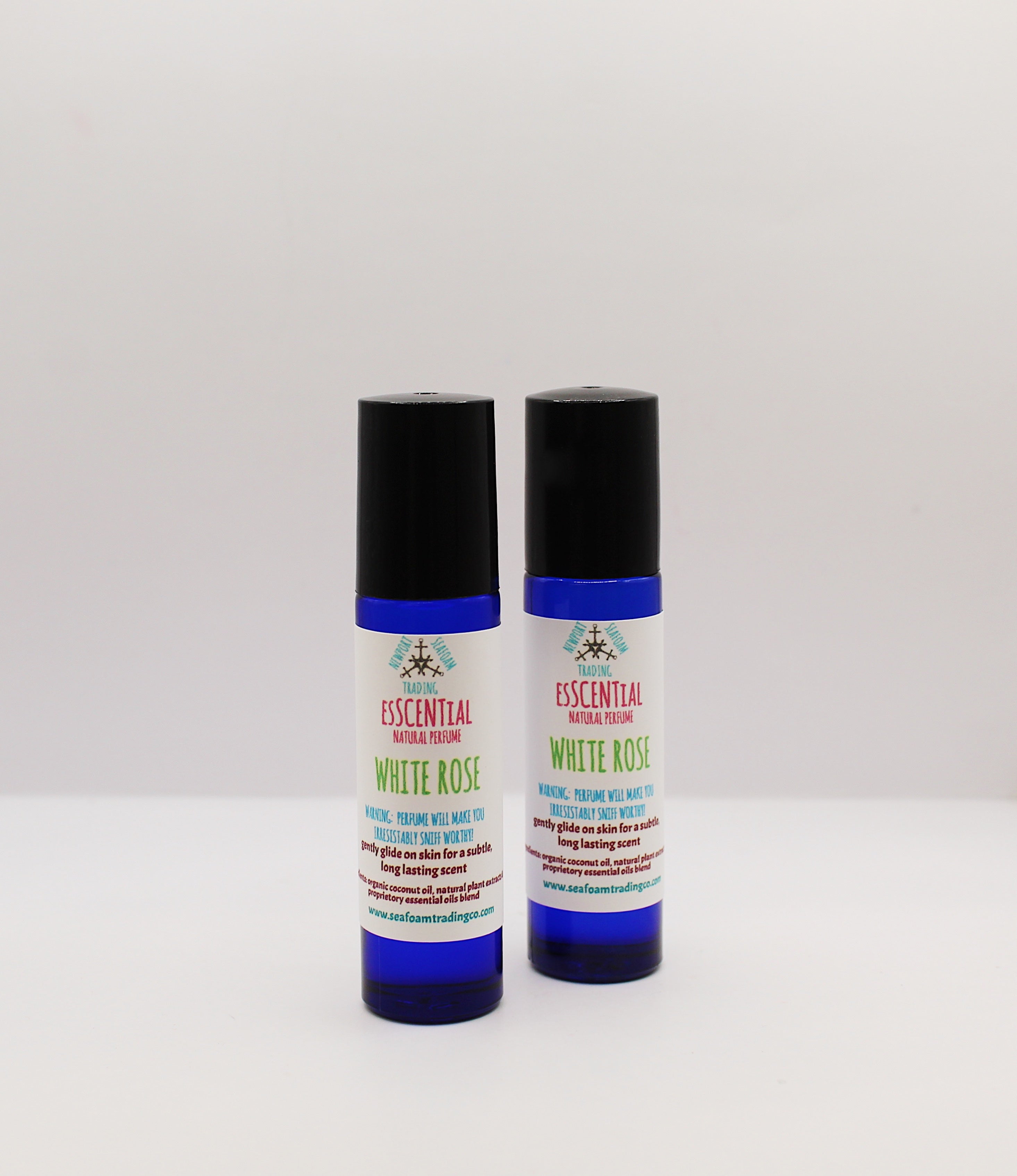 WHITE ROSE - white tea+amber+ginger+ rose EsSCENTial Organic Handmade Perfume