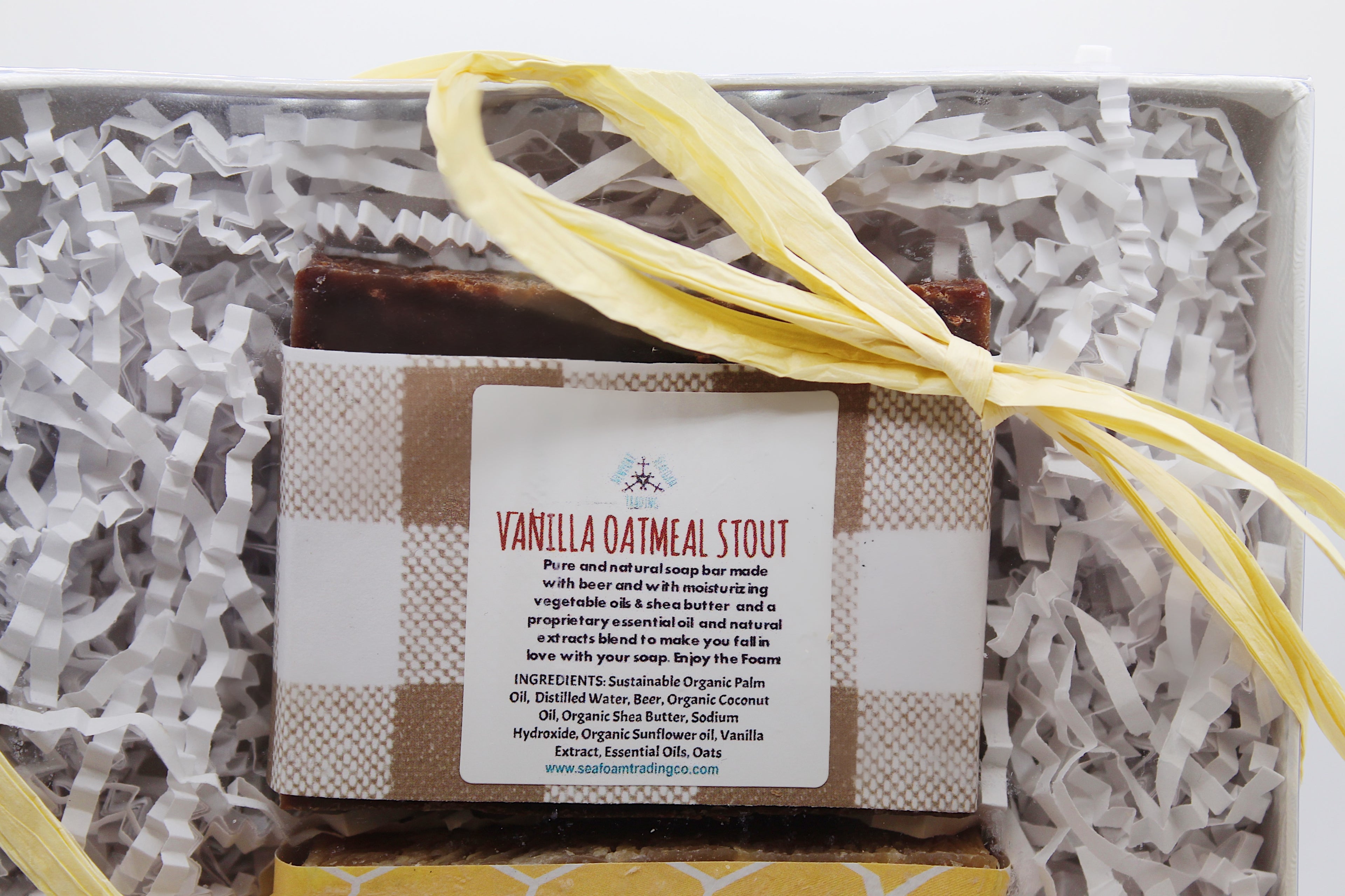 Winter Ale and Vanilla Oatmeal Stout Natural Beer Soap Gifts Set