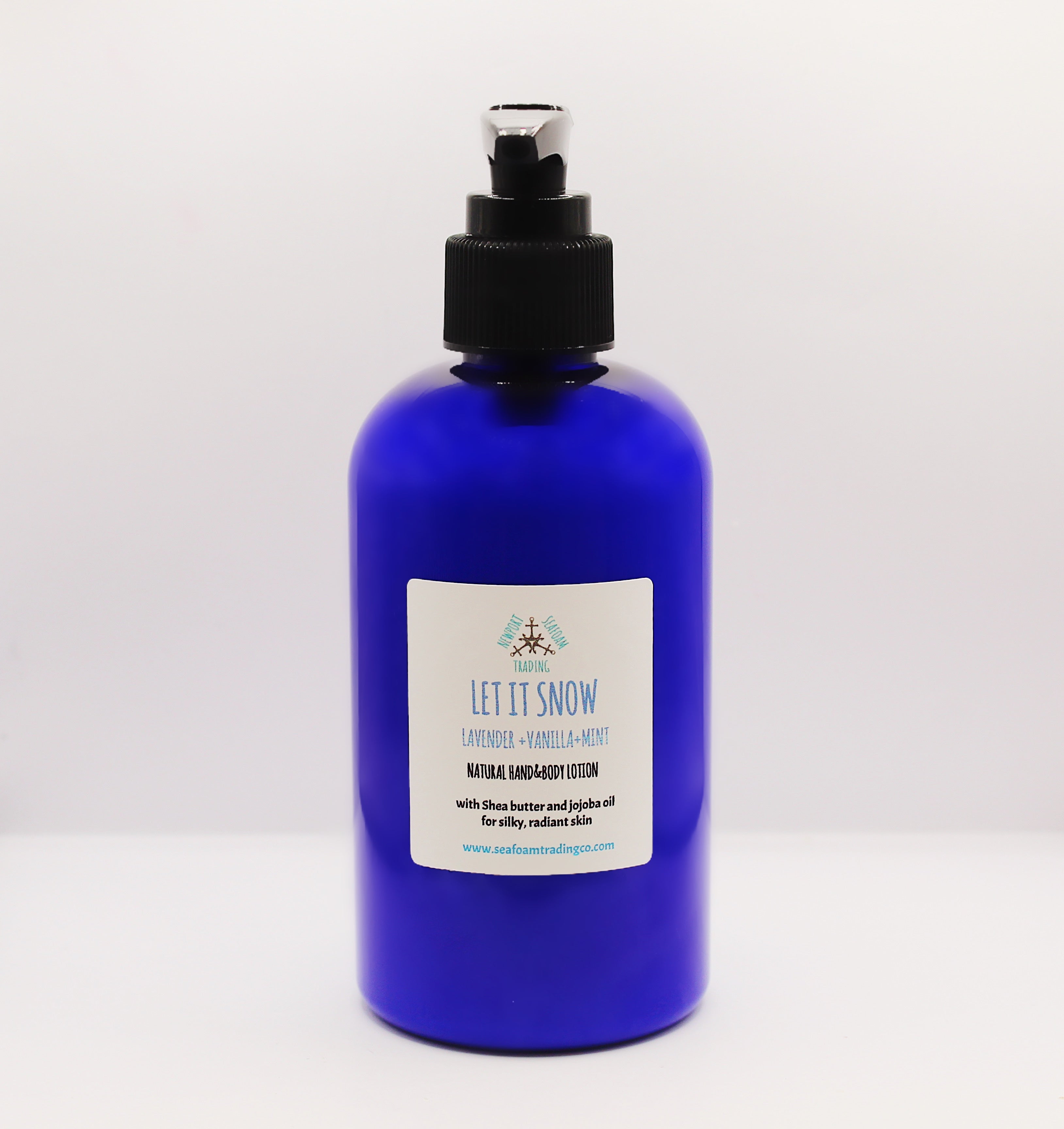 Let it Snow - Lavender, Mint, Vanilla - Organic Handmade Lotion