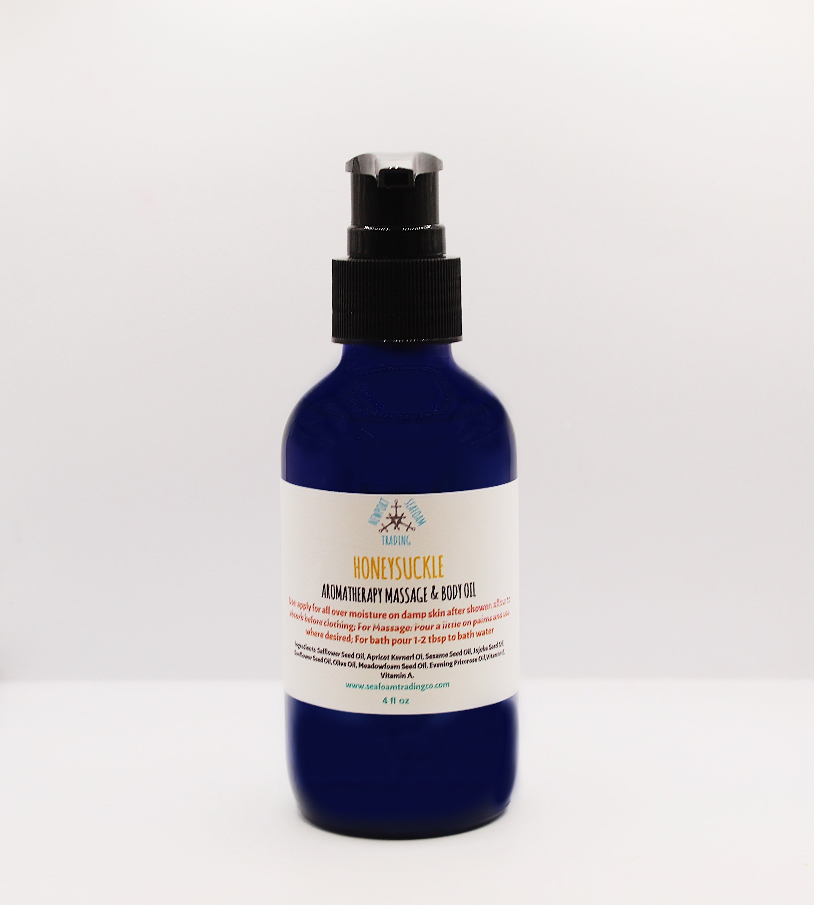 Honeysuckle Organic Handmade Massage and Body OIl