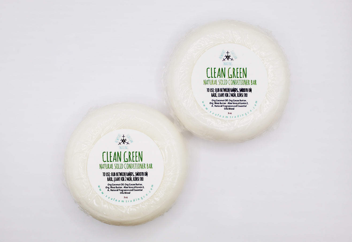 Clean Green  Natural Solid Conditioner Bar