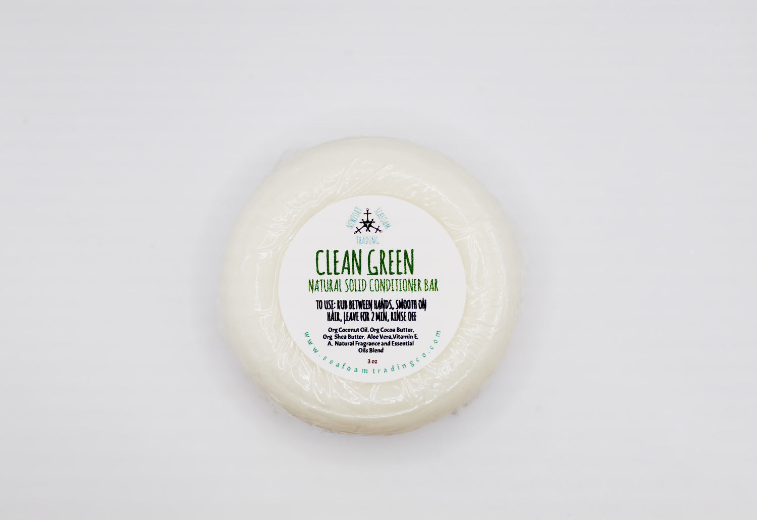 Clean Green  Natural Solid Conditioner Bar