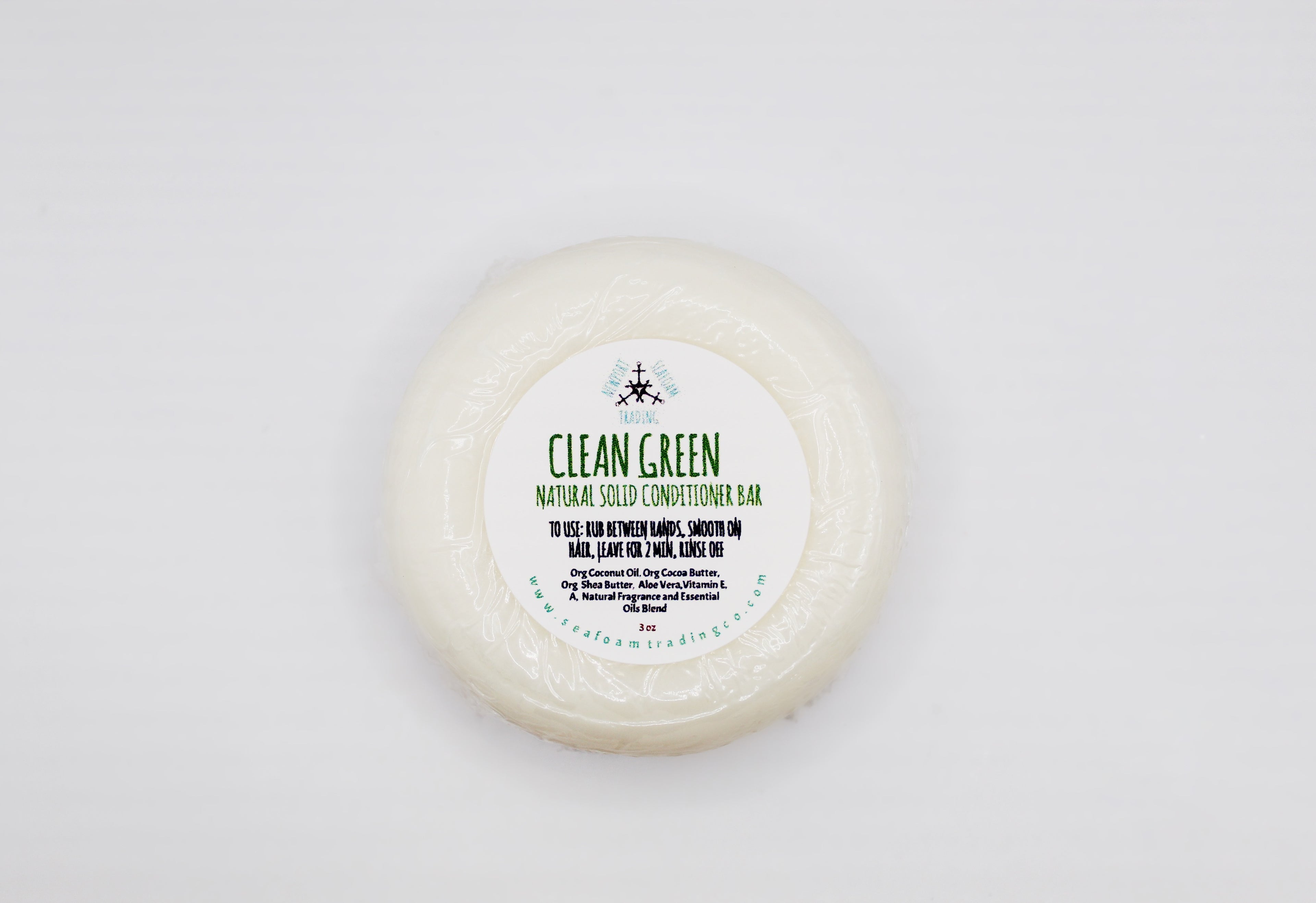 Clean Green  Natural Solid Conditioner Bar