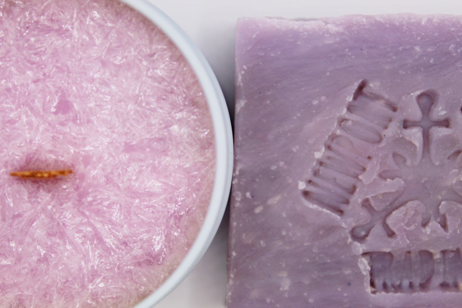 Lilac Candle and Soap Gift Set