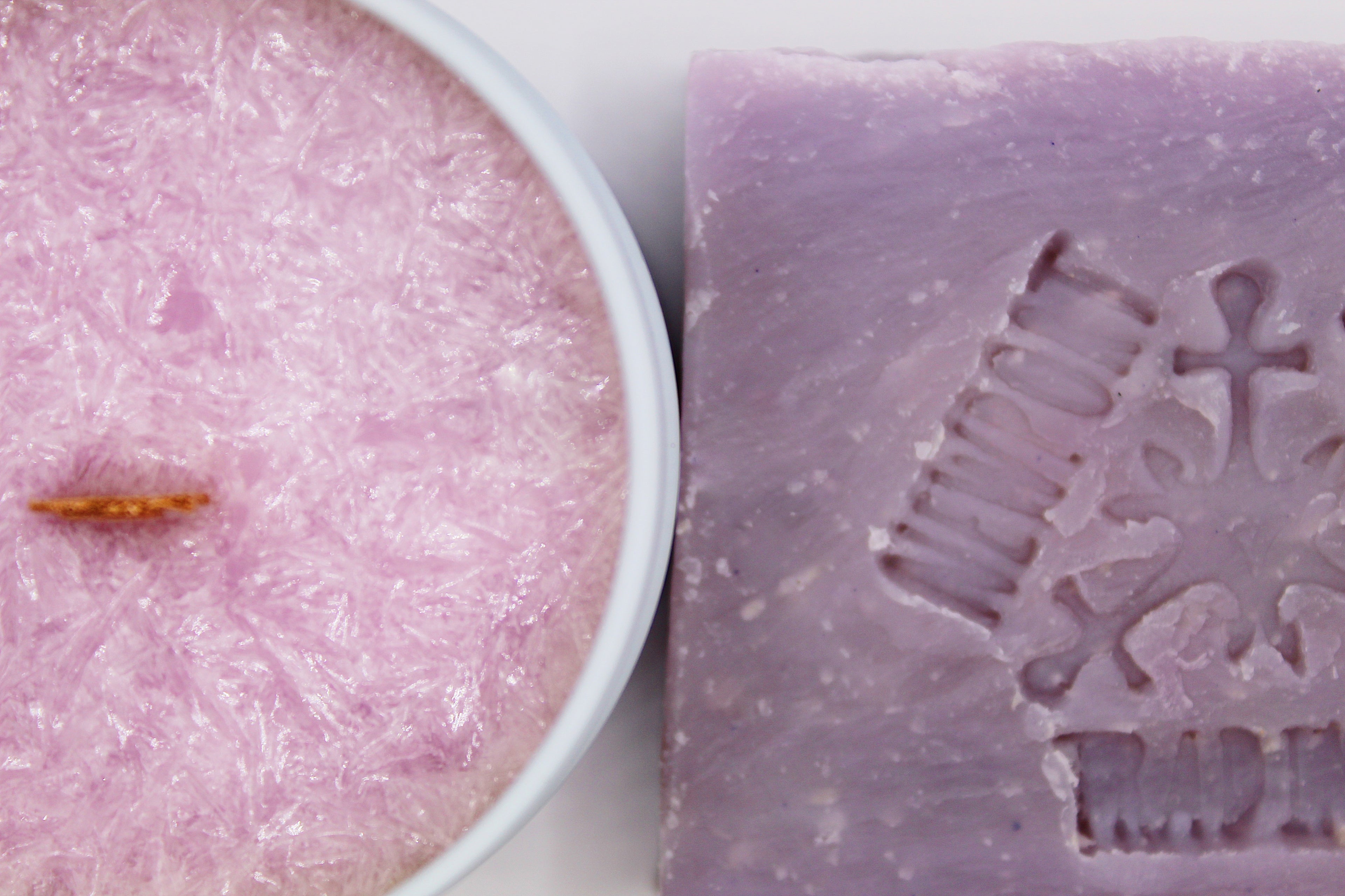 Lilac Candle and Soap Gift Set
