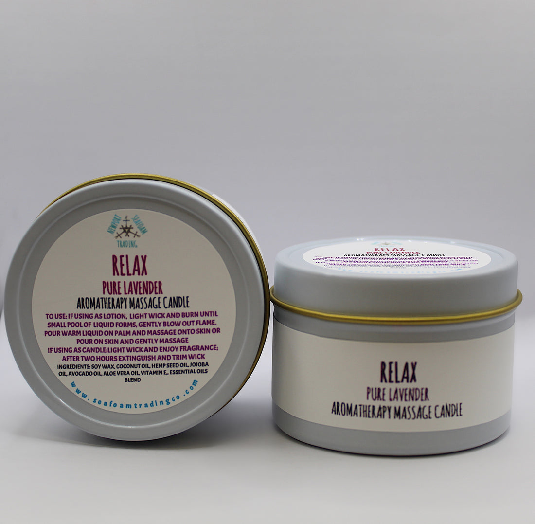 Relax Natural Massage Candle